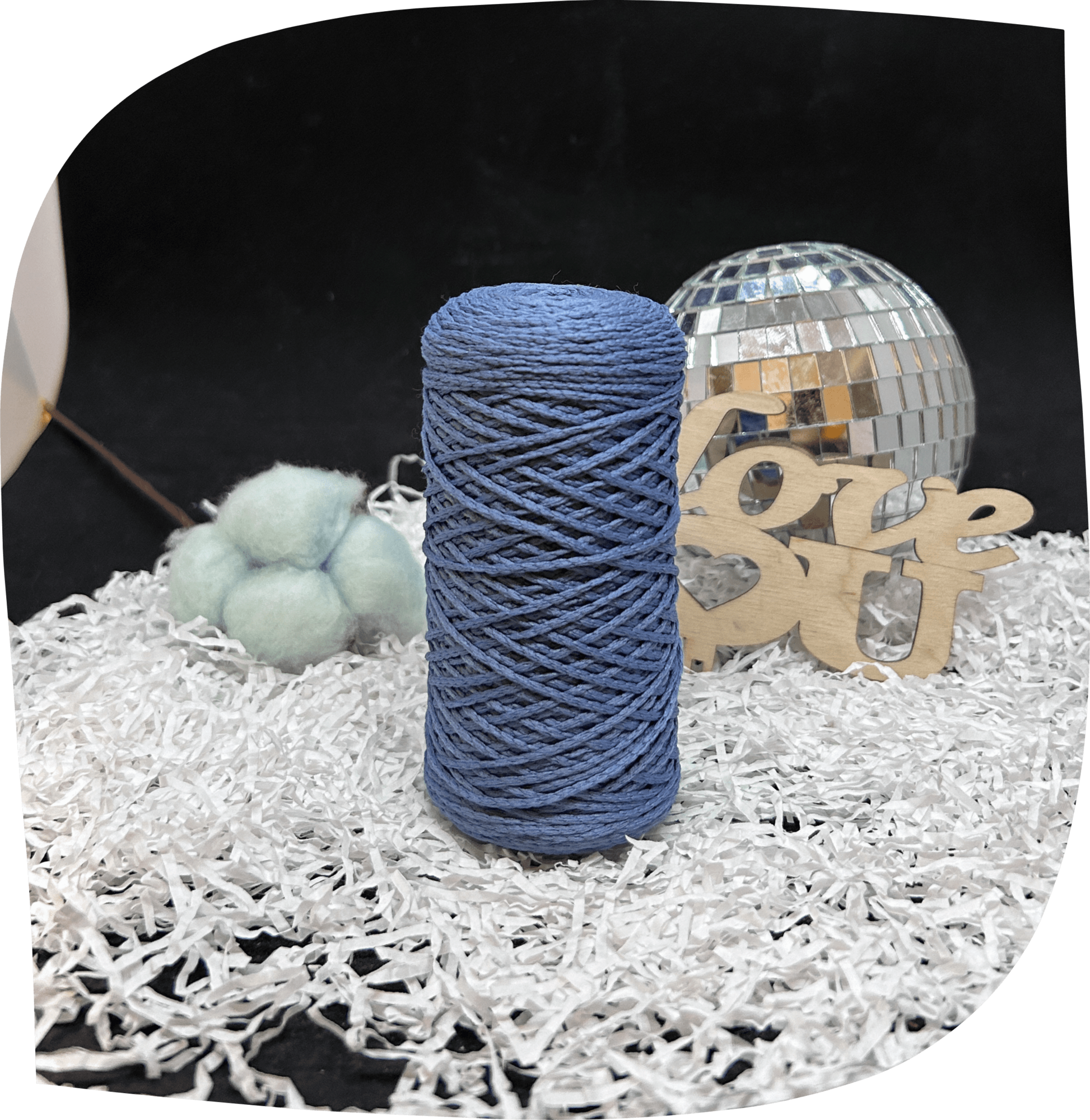 Шнур ПЭ вязаный 1 мм, 75г, 200м,  1017 – серо-голубой