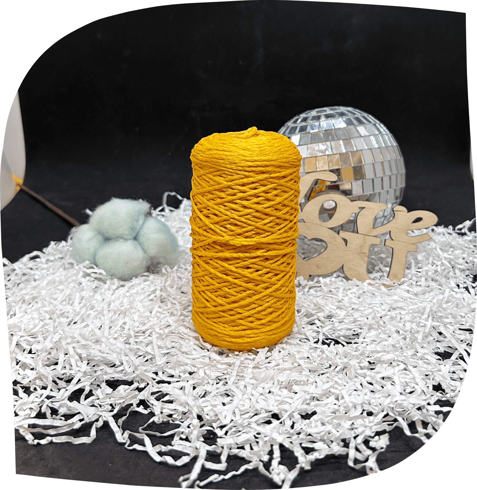 Шнур ПЭ вязаный 1 мм, 75г, 200м,  1008 – желтый