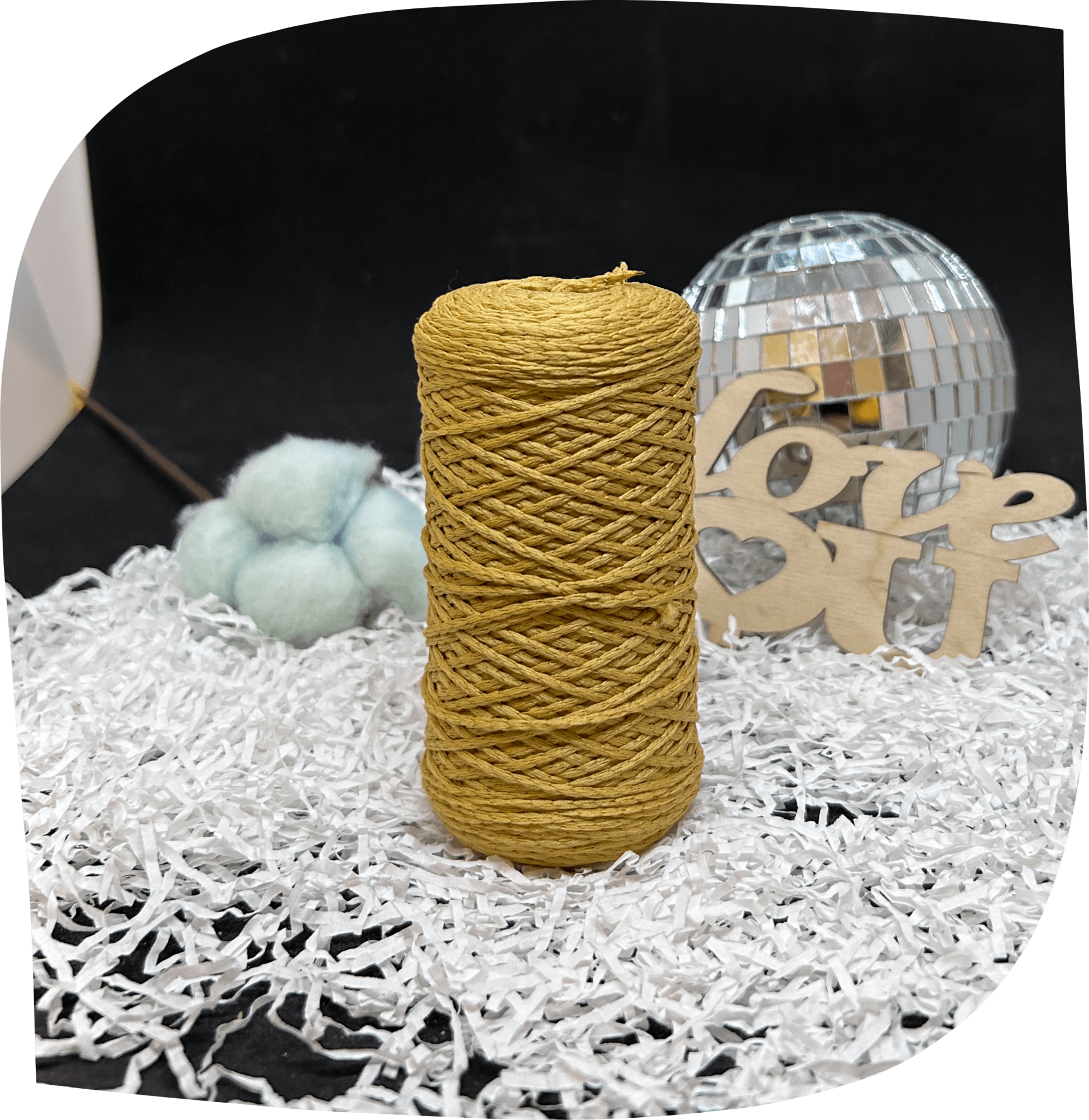 Шнур ПЭ вязаный 1 мм, 75г, 200м,  1007 – золотой