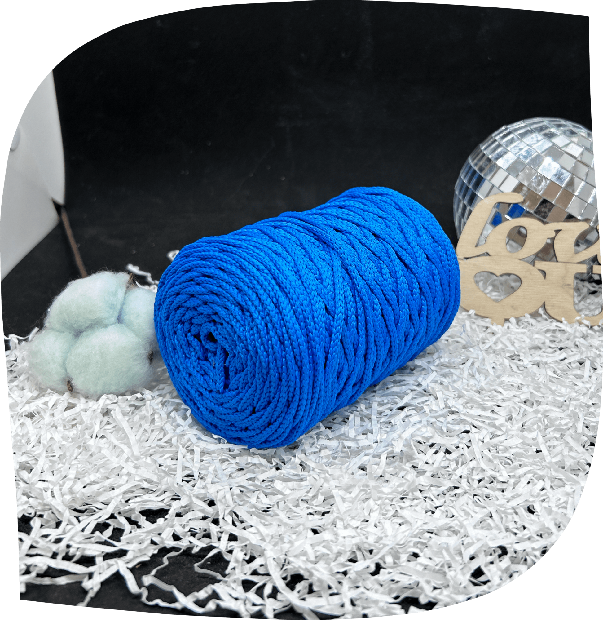 Шнур ПЭ вязаный 3 мм, 200г, 100м,  2022 – бирюза