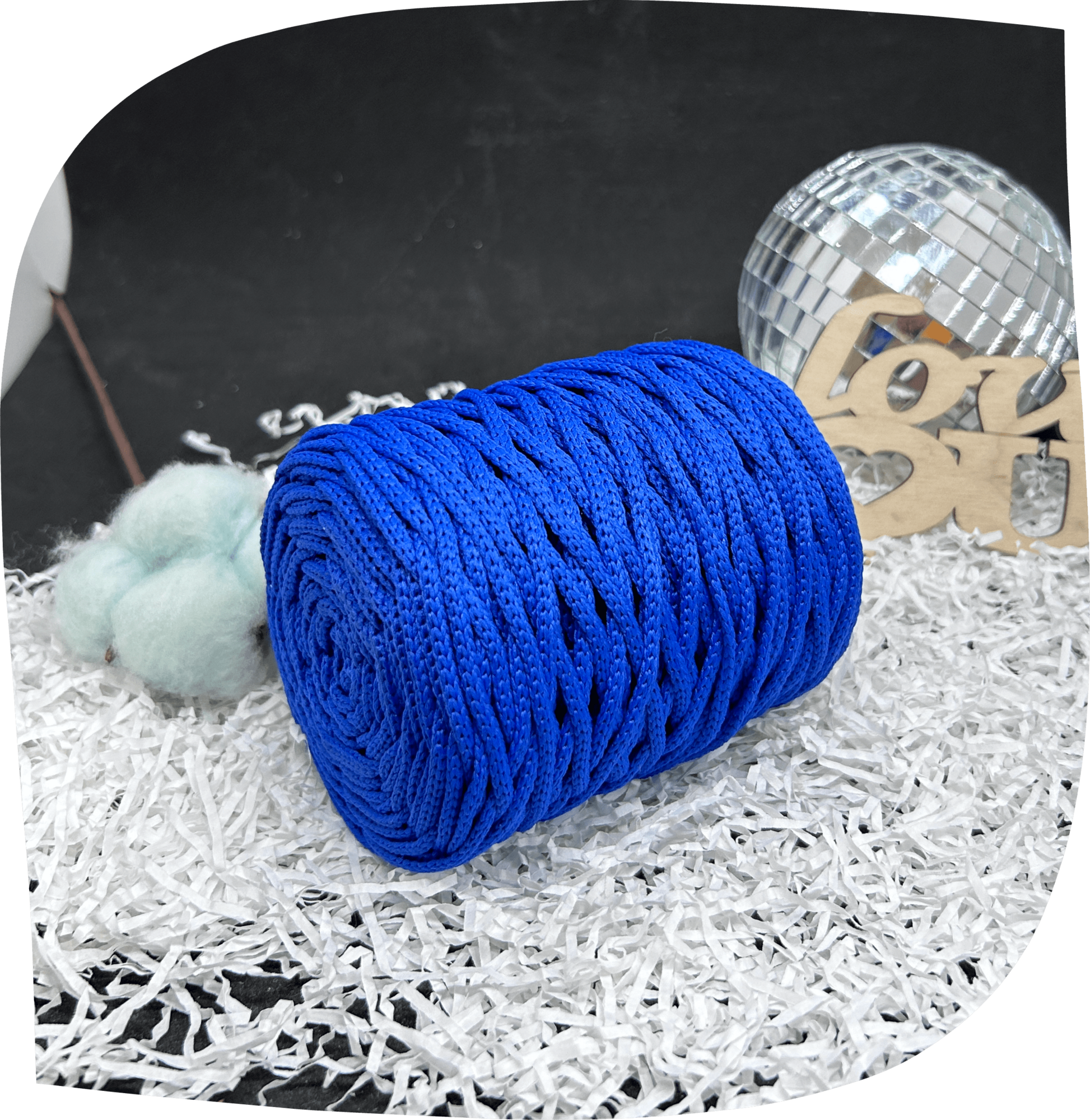 Шнур ПЭ вязаный 3 мм, 200г, 100м,  2020 – синий