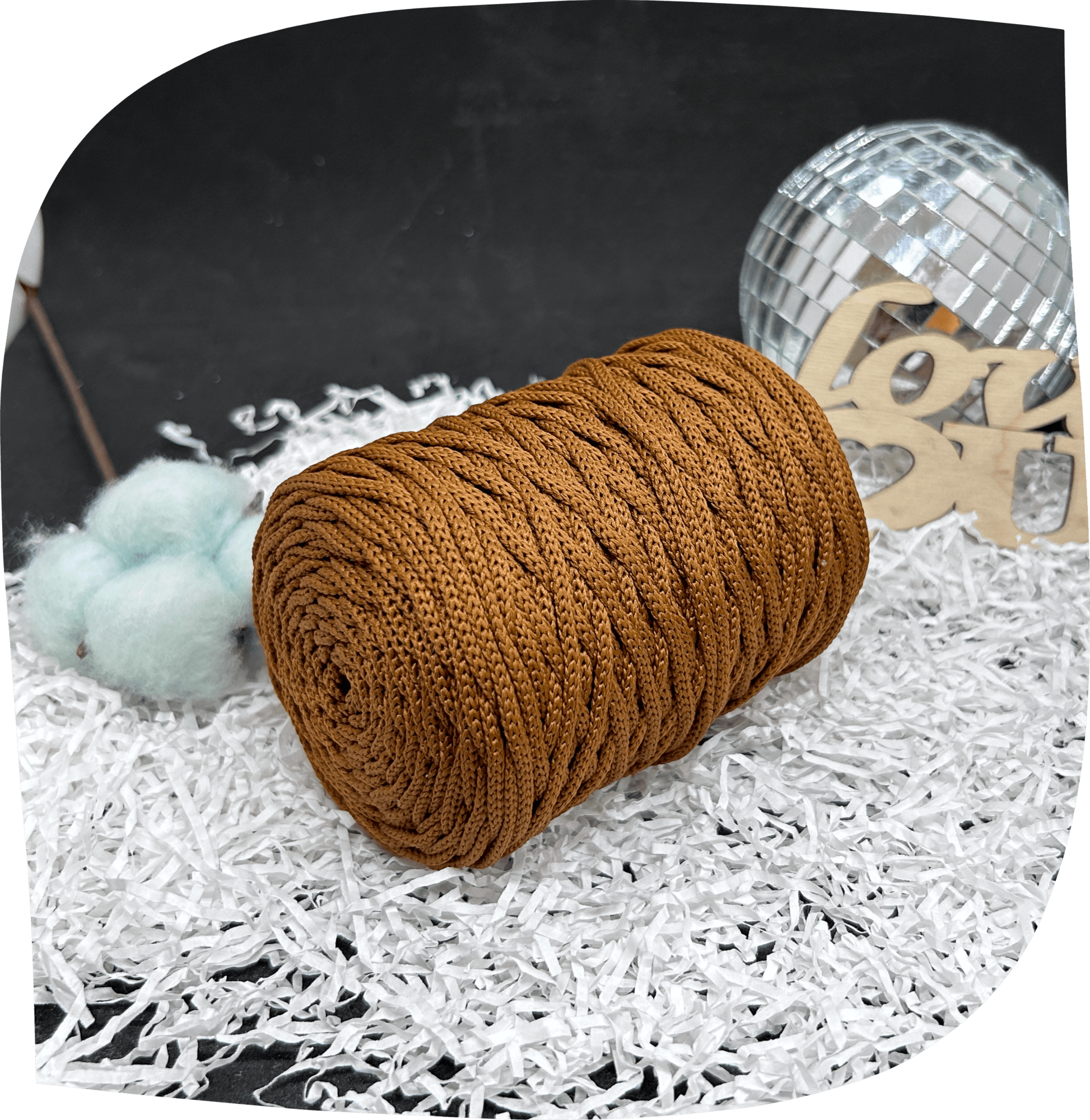 Шнур ПЭ вязаный 3 мм, 200г, 100м,  2010 – бронза