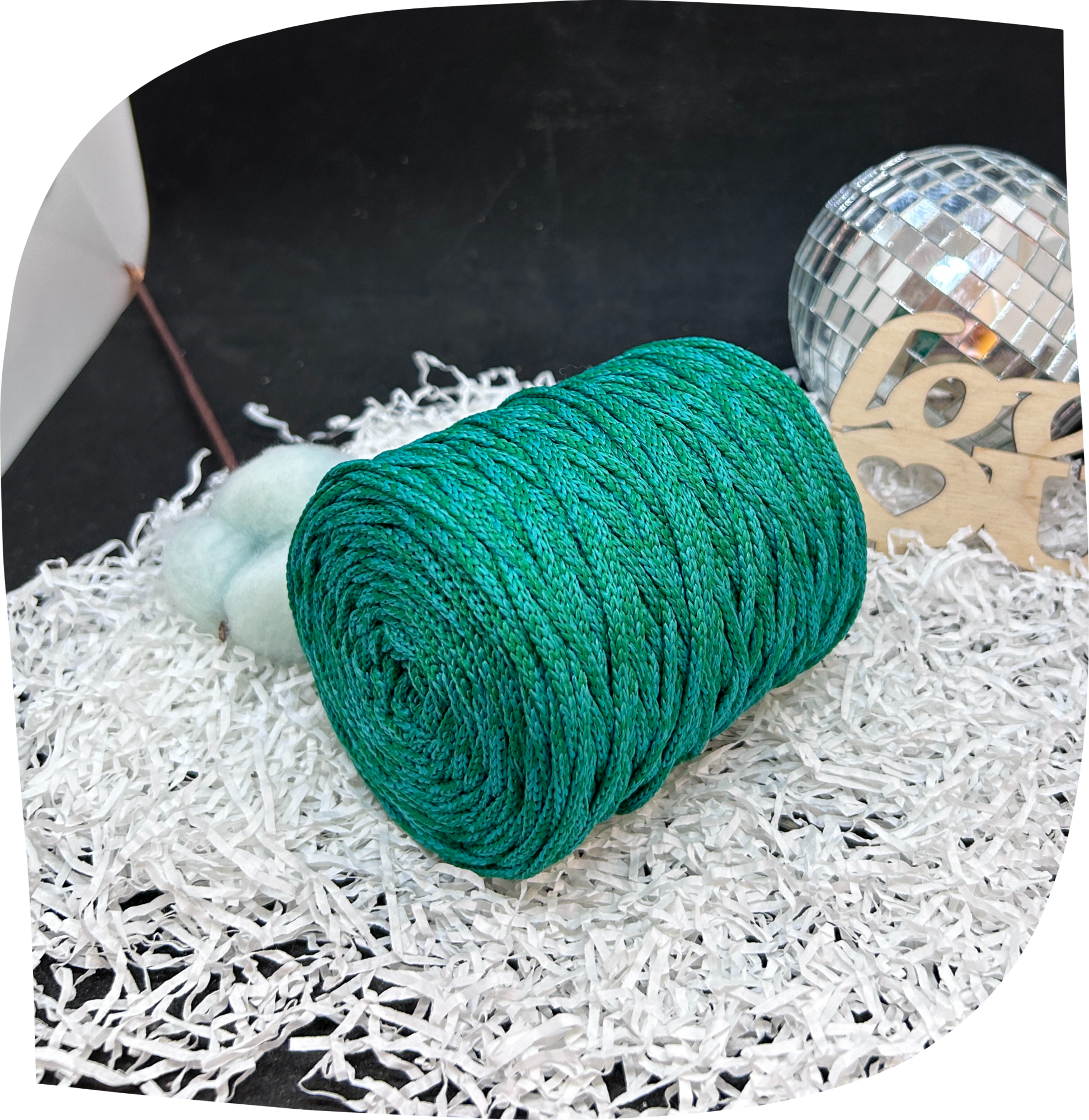 Шнур ПЭ вязаный 3 мм, 200г, 100м,  цвет - 2139