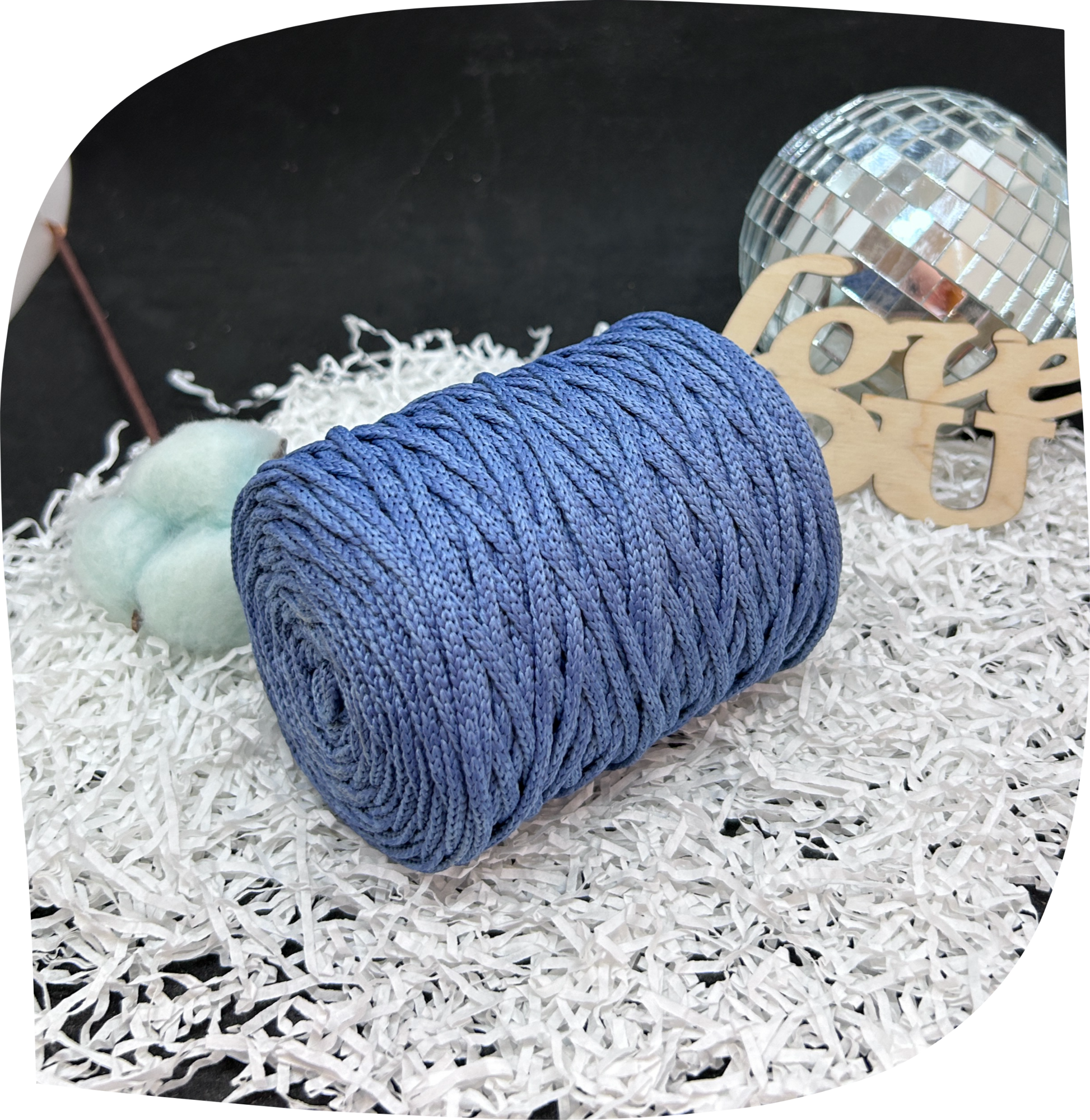 Шнур ПЭ вязаный 3 мм, 200г, 100м,  цвет – 2124