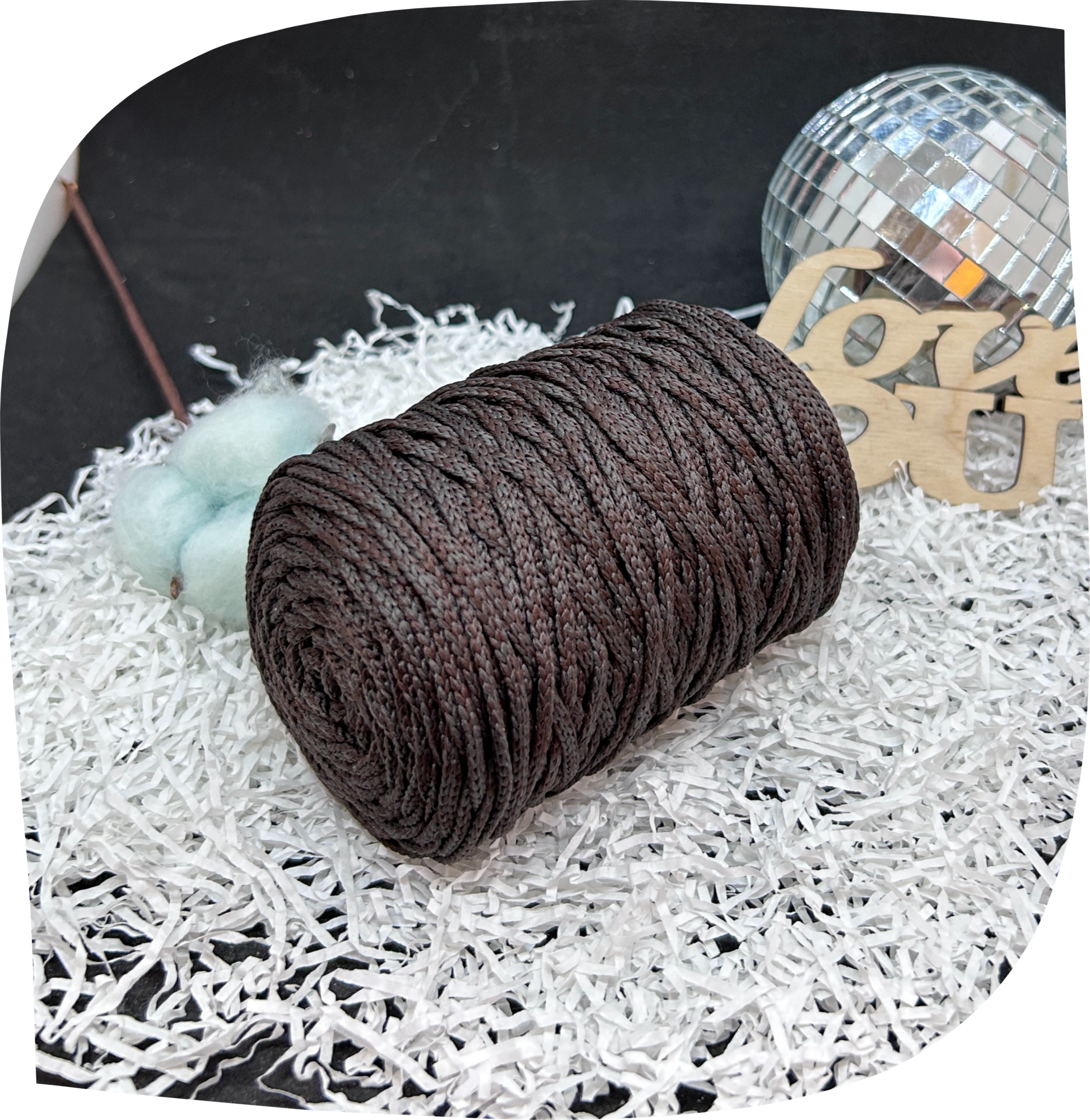 Шнур ПЭ вязаный 3 мм, 200г, 100м,  цвет – 2120