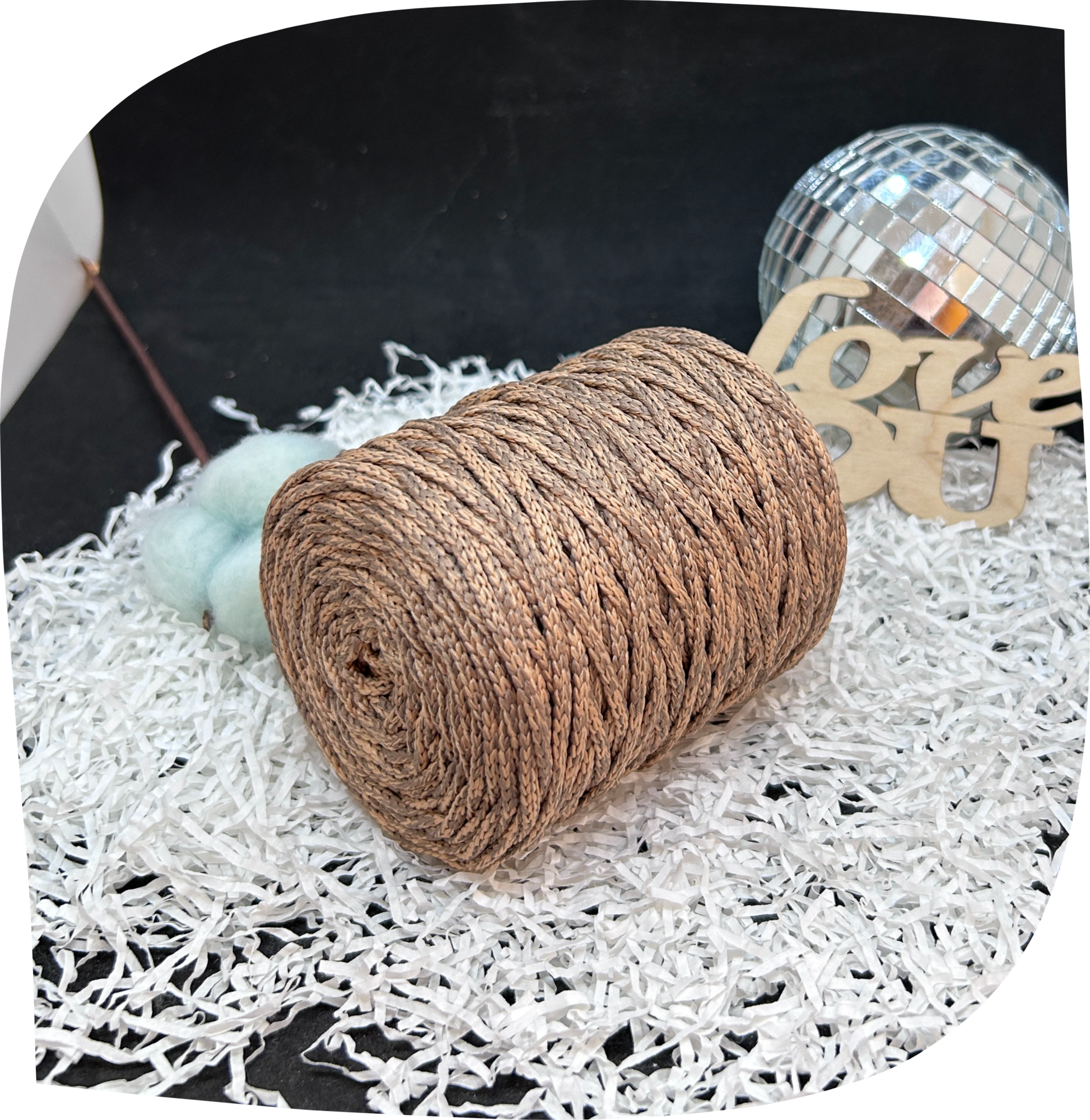 Шнур ПЭ вязаный 3 мм, 200г, 100м,  цвет – 2116