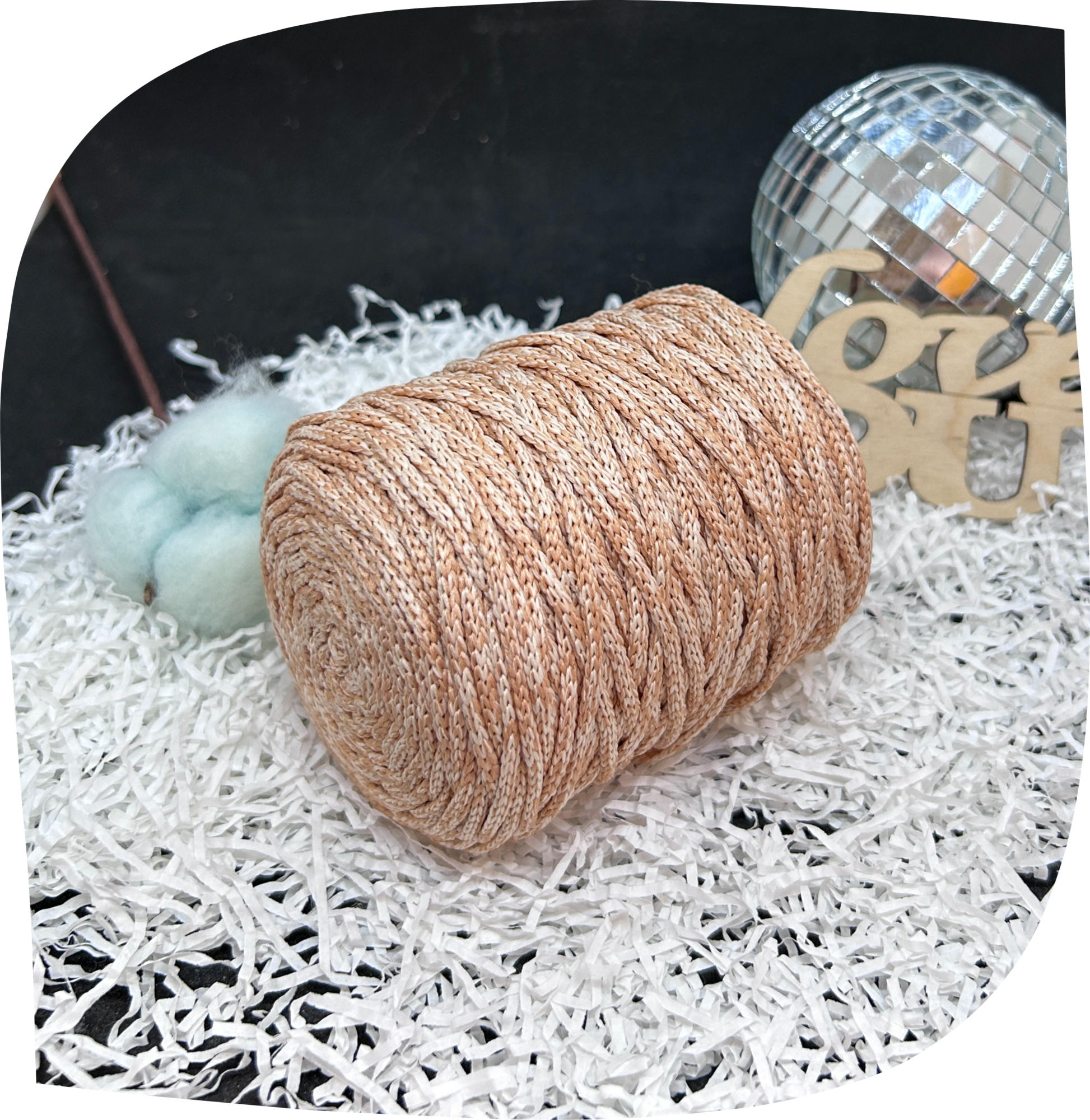 Шнур ПЭ вязаный 3 мм, 200г, 100м,  цвет – 2107