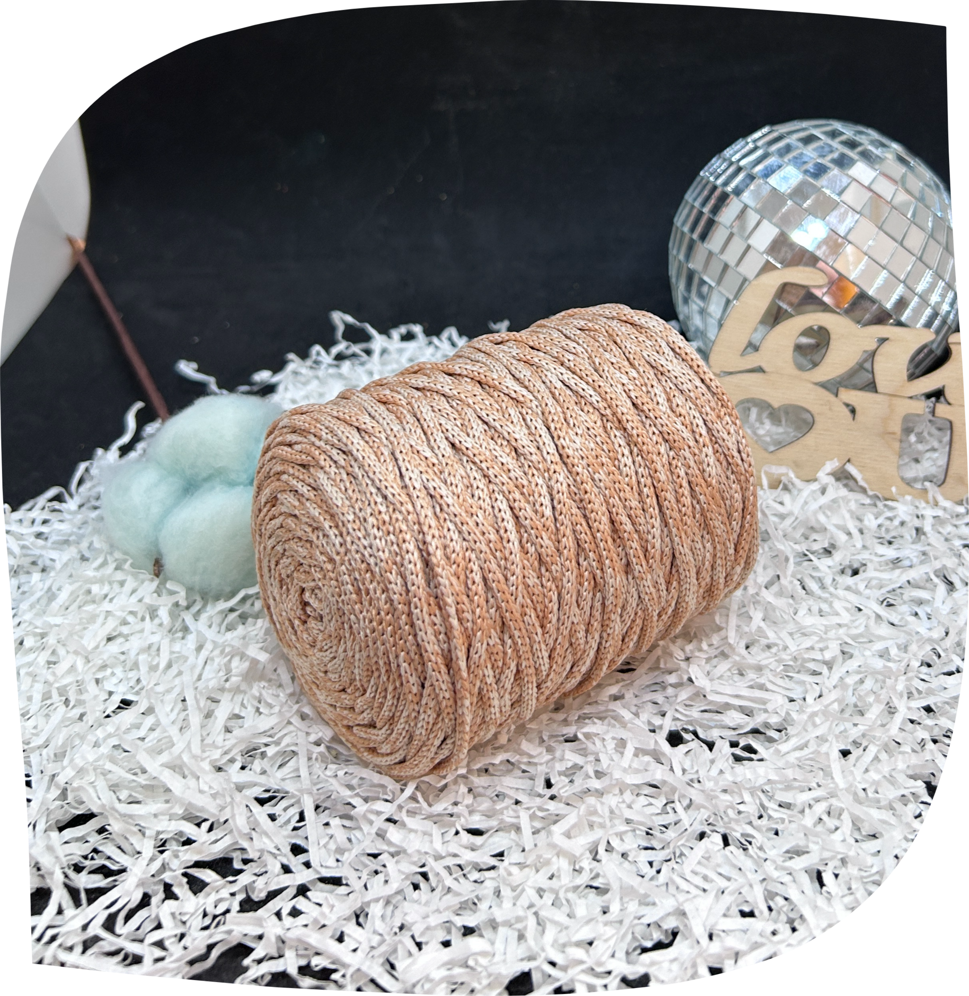 Шнур ПЭ вязаный 3 мм, 200г, 100м,  цвет – 2106