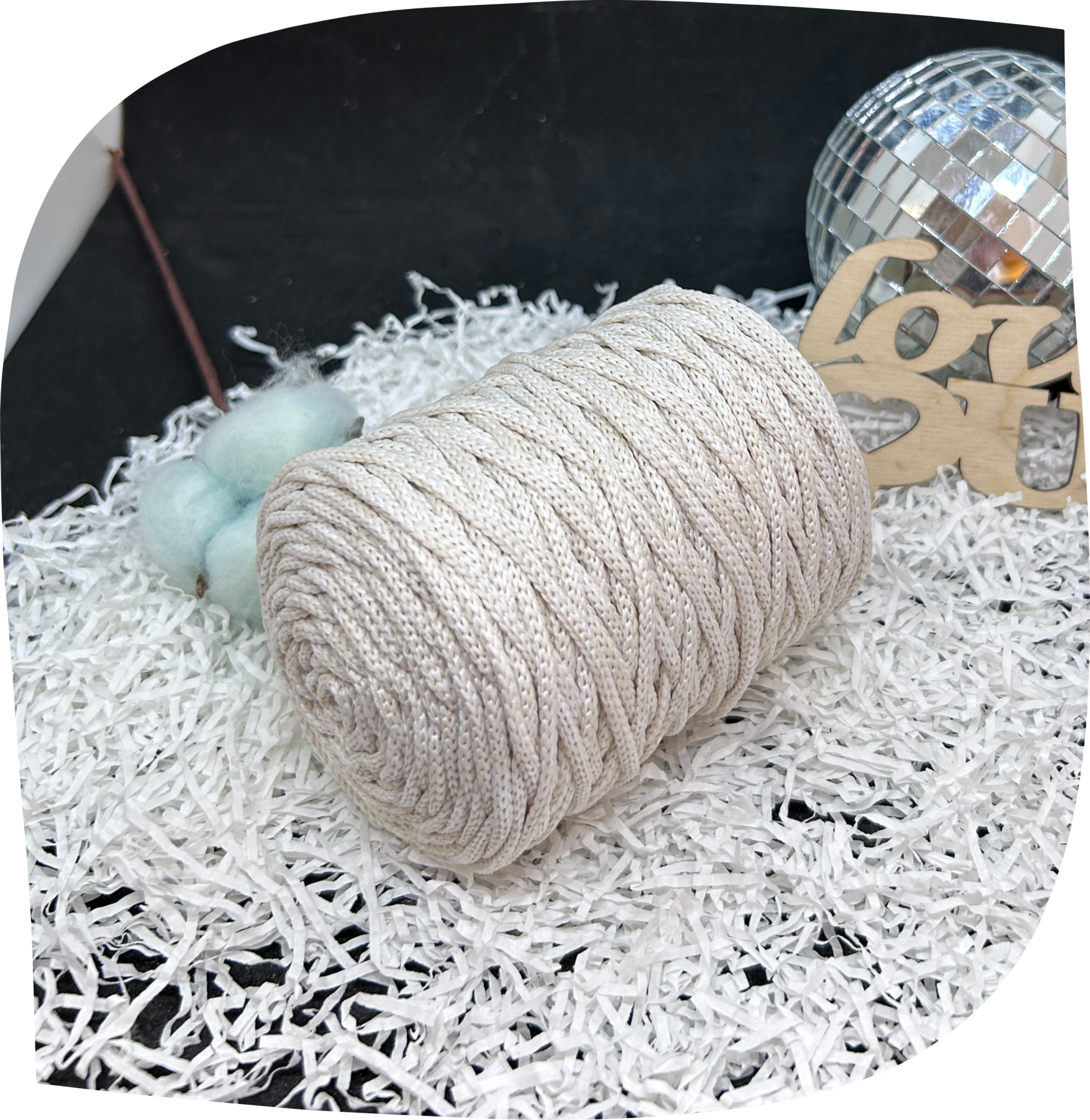 Шнур ПЭ вязаный 3 мм, 200г, 100м,  цвет – 2104