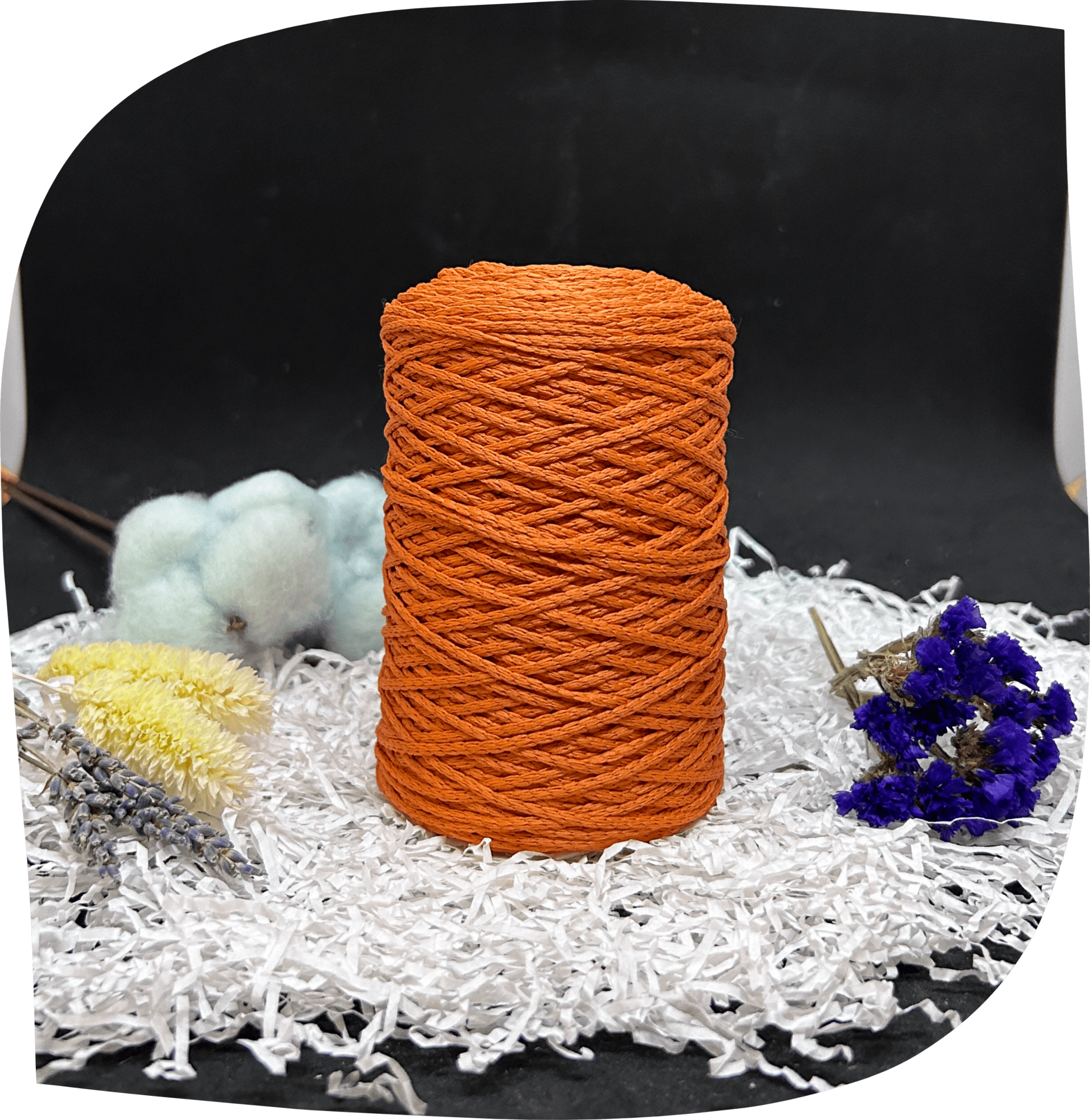 Шнур ПЭ вязаный 2 мм, 160г, 200м,  5029 – оранжевый