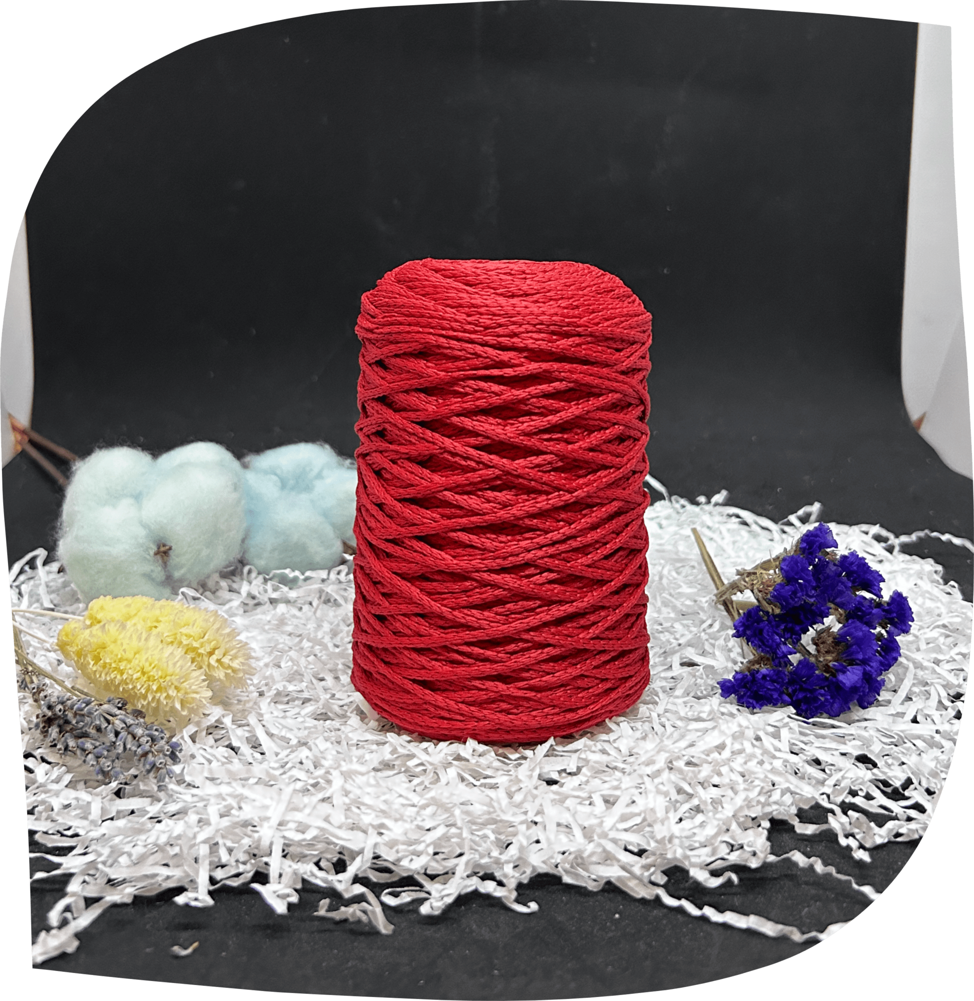 Шнур ПЭ вязаный 2 мм, 160г, 200м,  5027 – красный