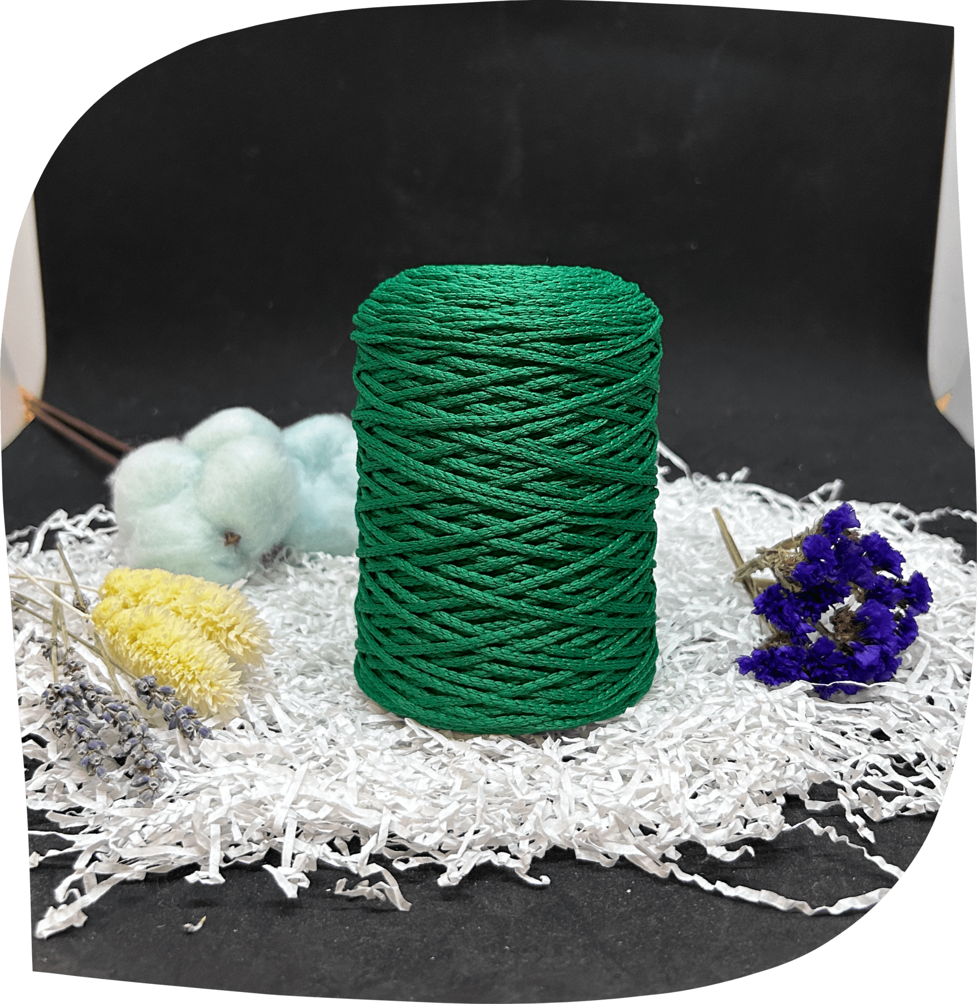 Шнур ПЭ вязаный 2 мм, 160г, 200м,  5025 – зеленый