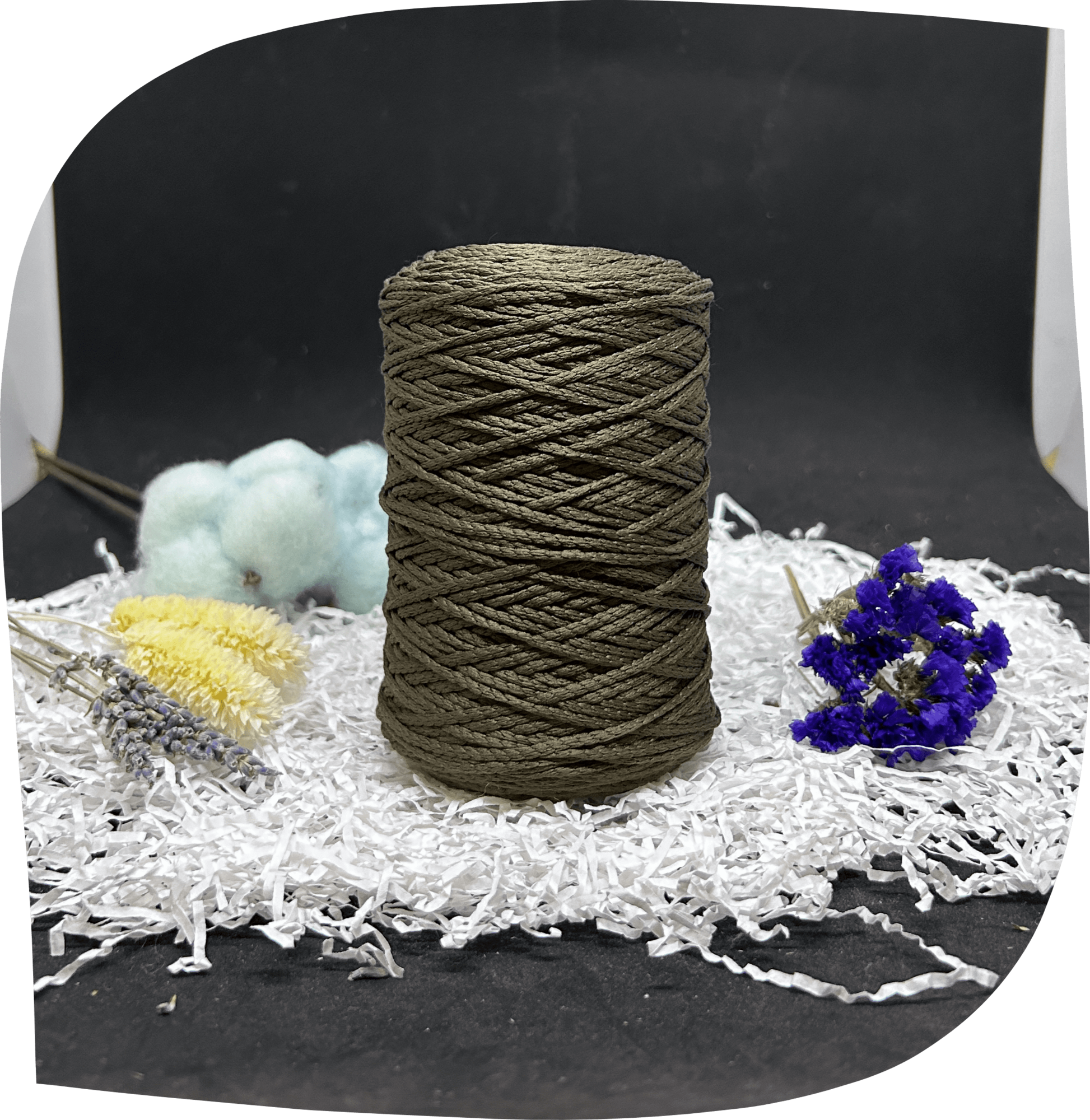 Шнур ПЭ вязаный 2 мм, 160г, 200м,  5024 – олива