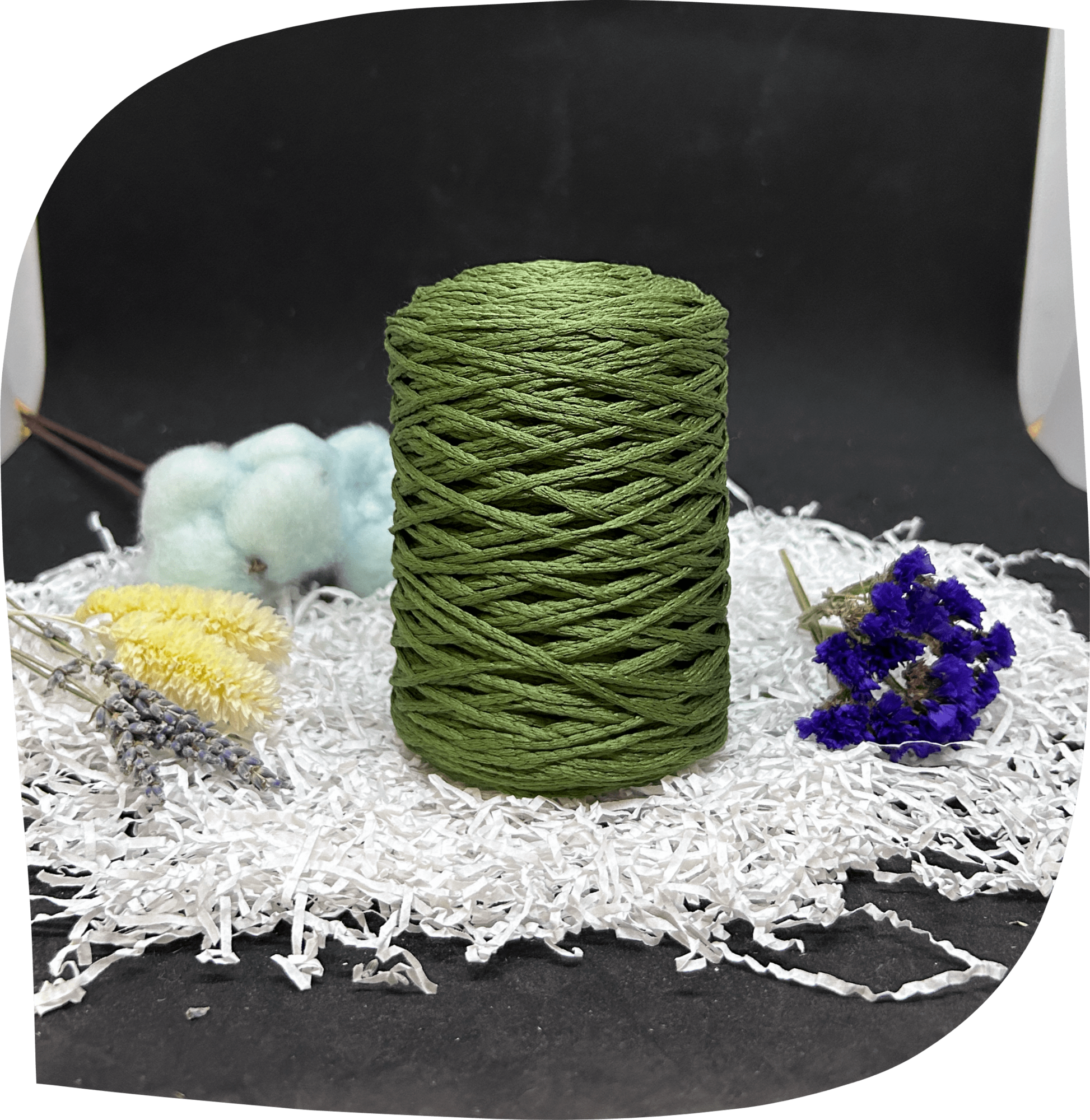 Шнур ПЭ вязаный 2 мм, 160г, 200м,  5023 – хаки