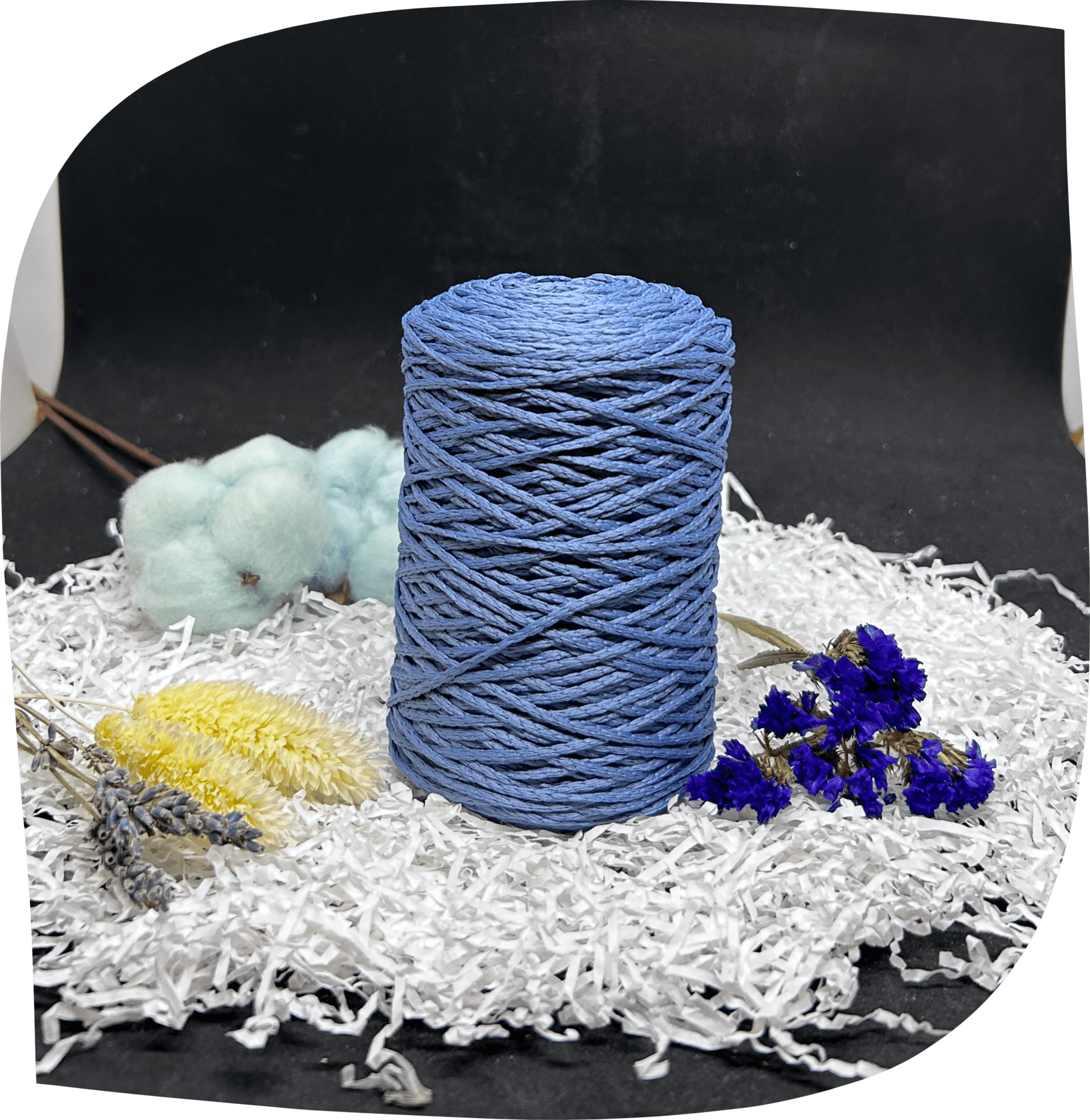 Шнур ПЭ вязаный 2 мм, 160г, 200м,  5017 – серо-голубой