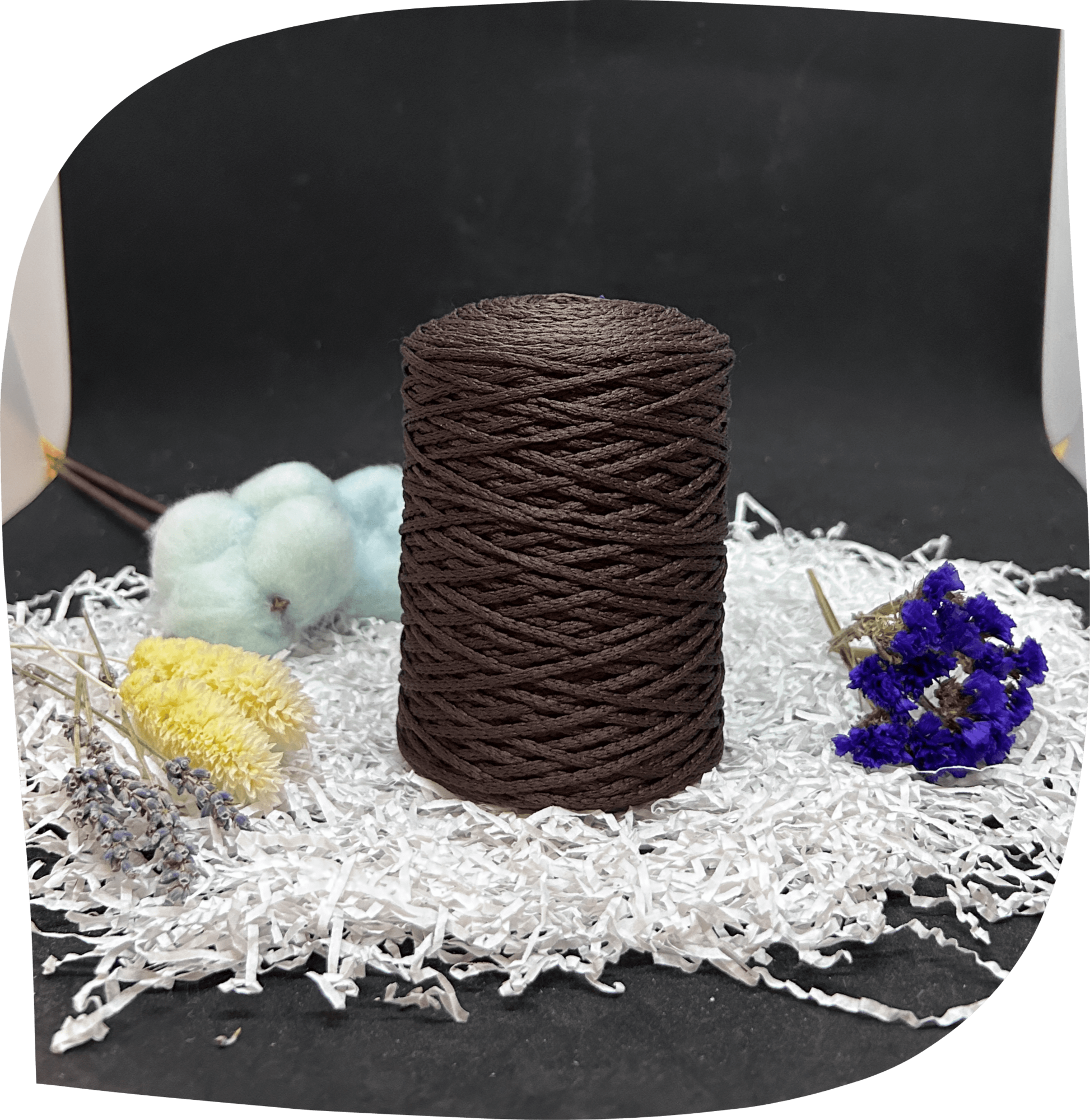 Шнур ПЭ вязаный 2 мм, 160г, 200м,  5011 – шоколад