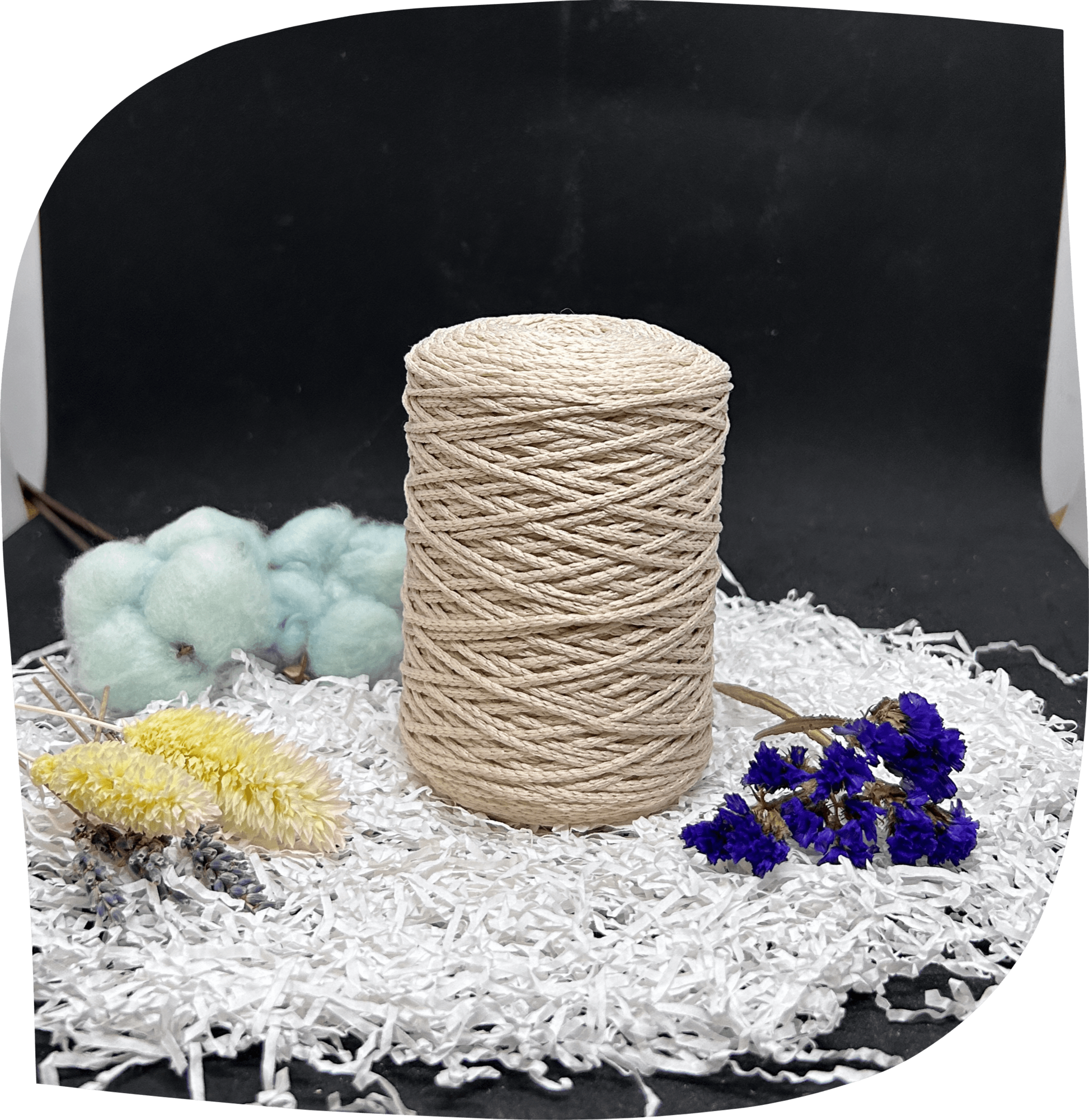 Шнур ПЭ вязаный 2 мм, 160г, 200м,  5004 – бежевый