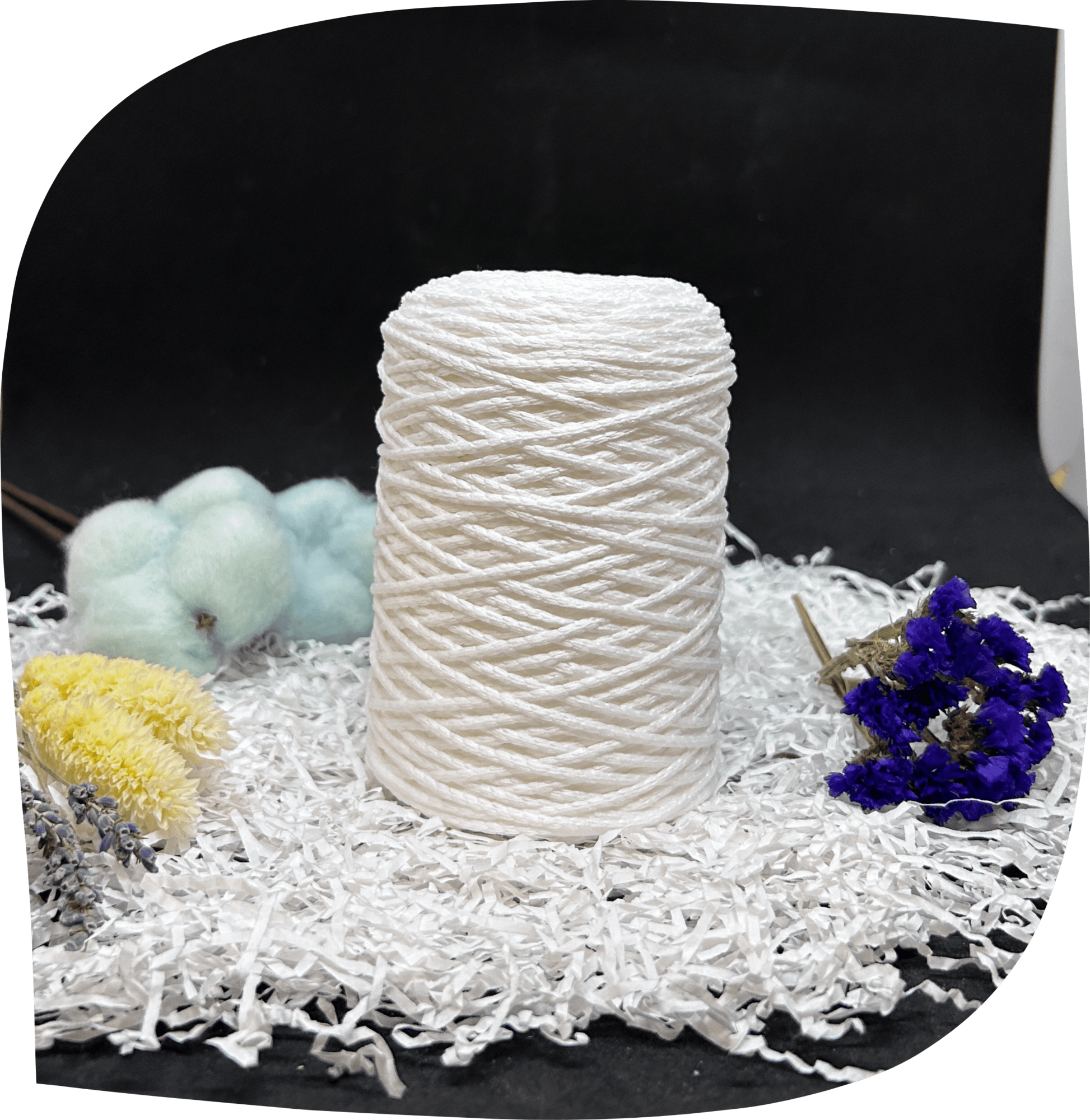 Шнур ПЭ вязаный 2 мм, 160г, 200м,  5001 – белый