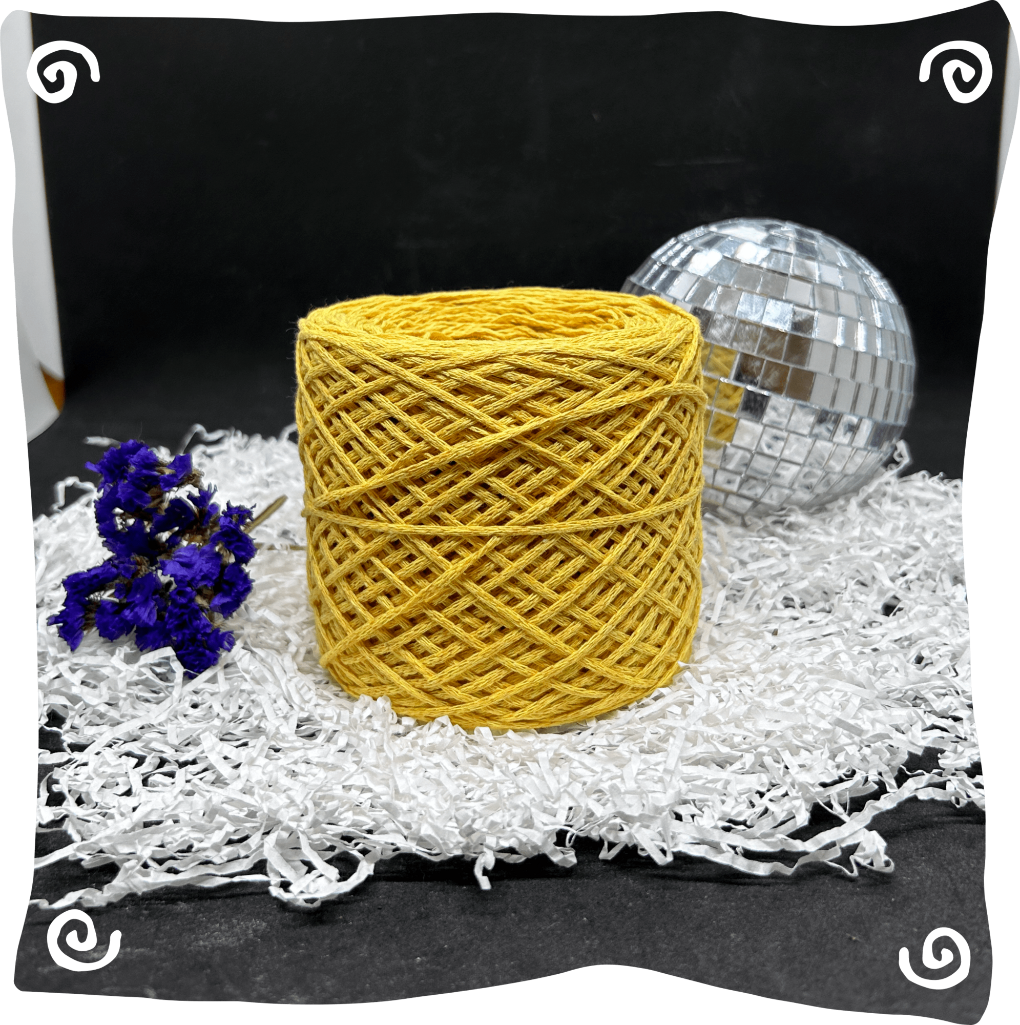 Шнур ХБ вязаный 2 мм, 150г, 200м,  цвет - 519