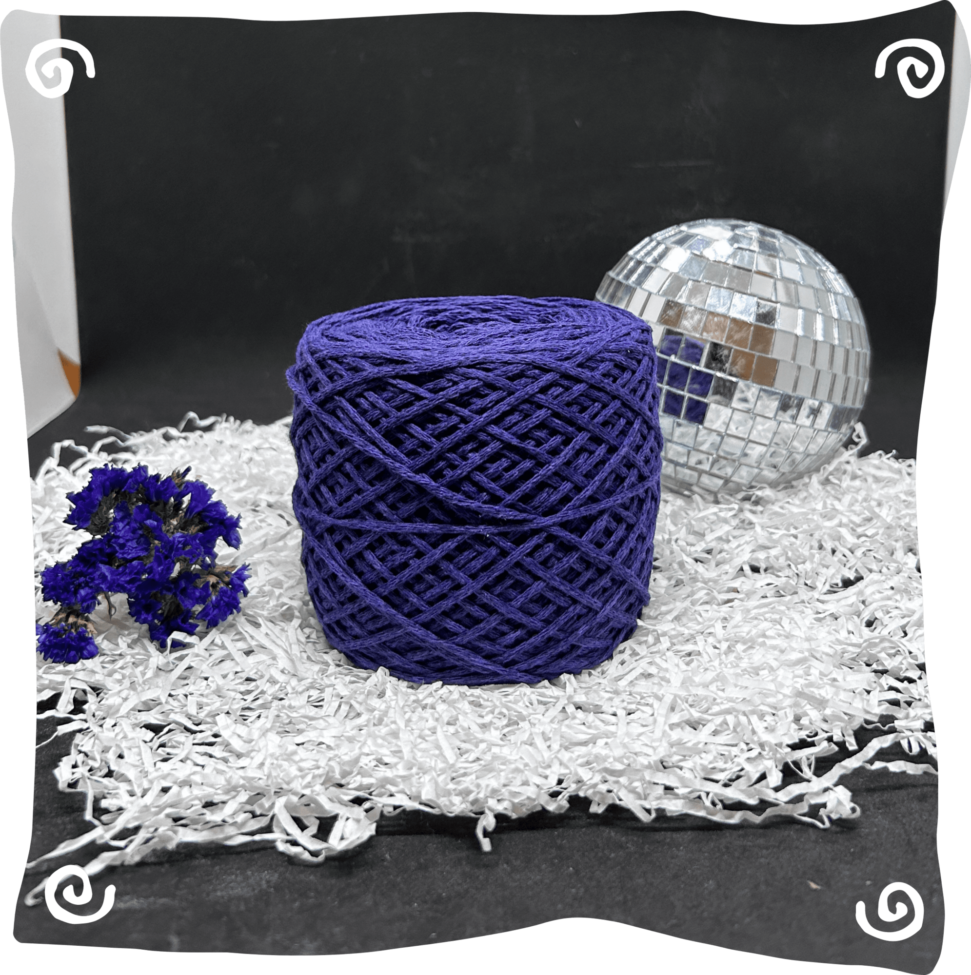 Шнур ХБ вязаный 2 мм, 150г, 200м,  цвет - 518