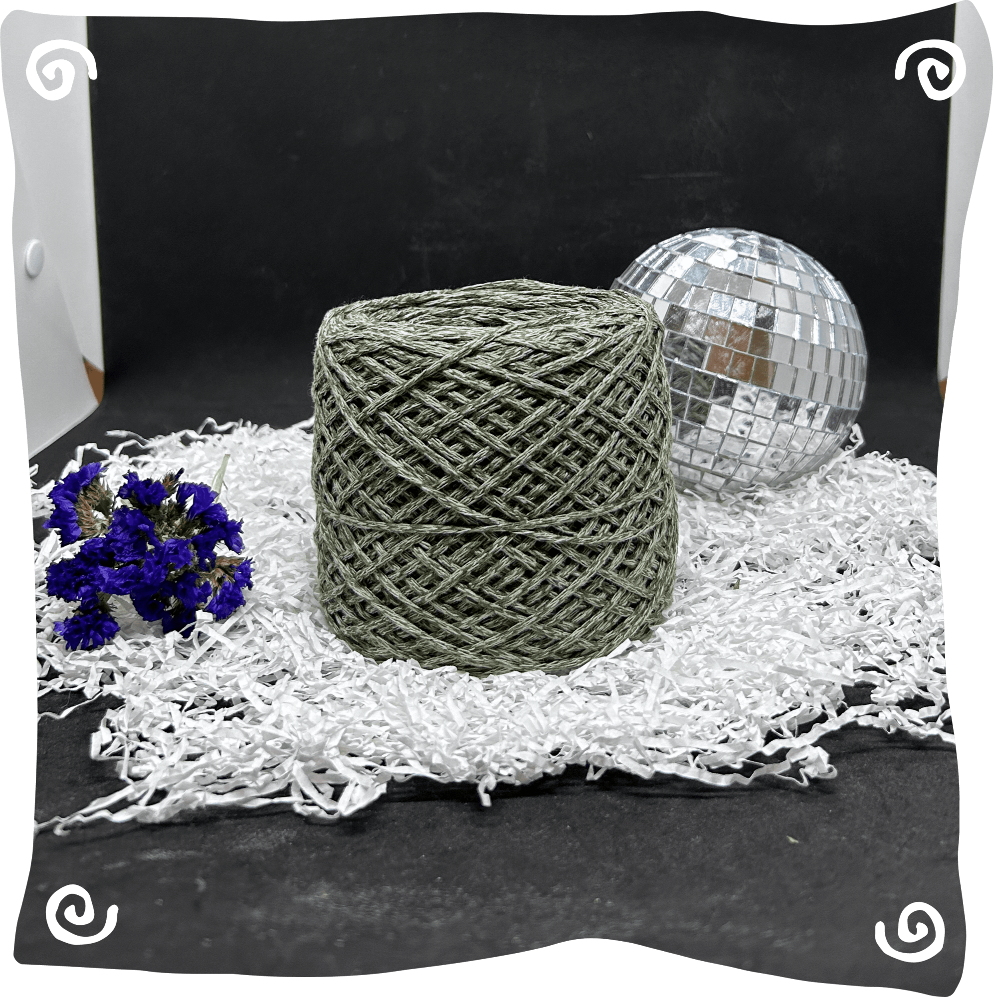 Шнур ХБ вязаный 2 мм, 150г, 200м,  цвет - 517