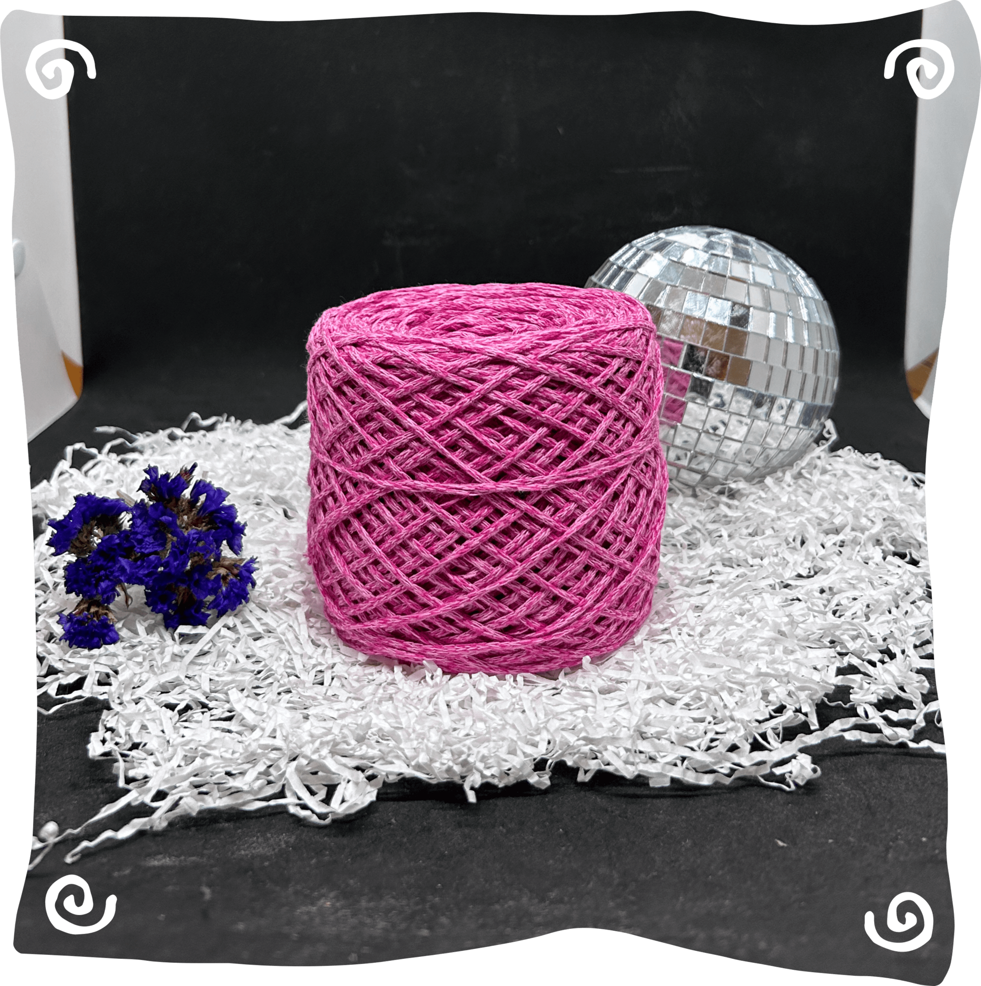 Шнур ХБ вязаный 2 мм, 150г, 200м,  цвет - 514