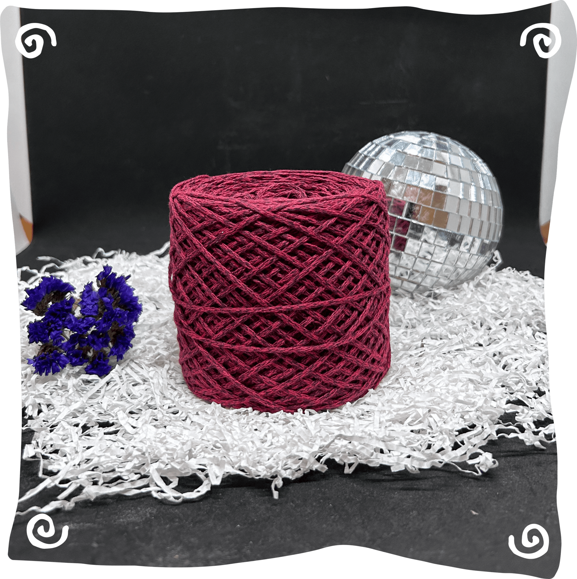 Шнур ХБ вязаный 2 мм, 150г, 200м,  цвет - 512