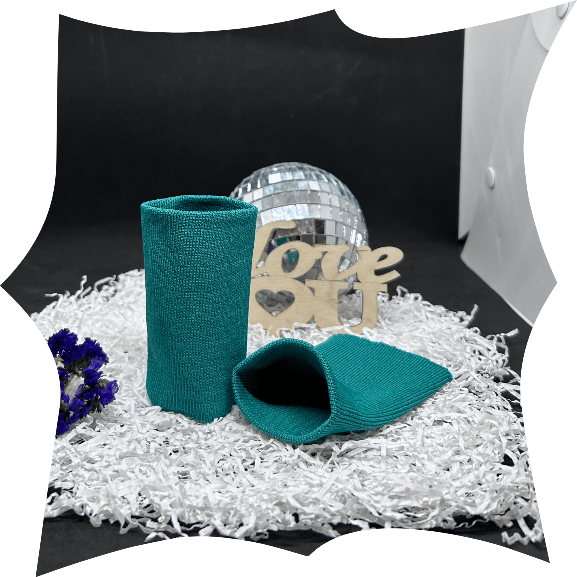 Манжет вязаный, комплект 7,5 см * 10 см, 19032 - светло-зеленый