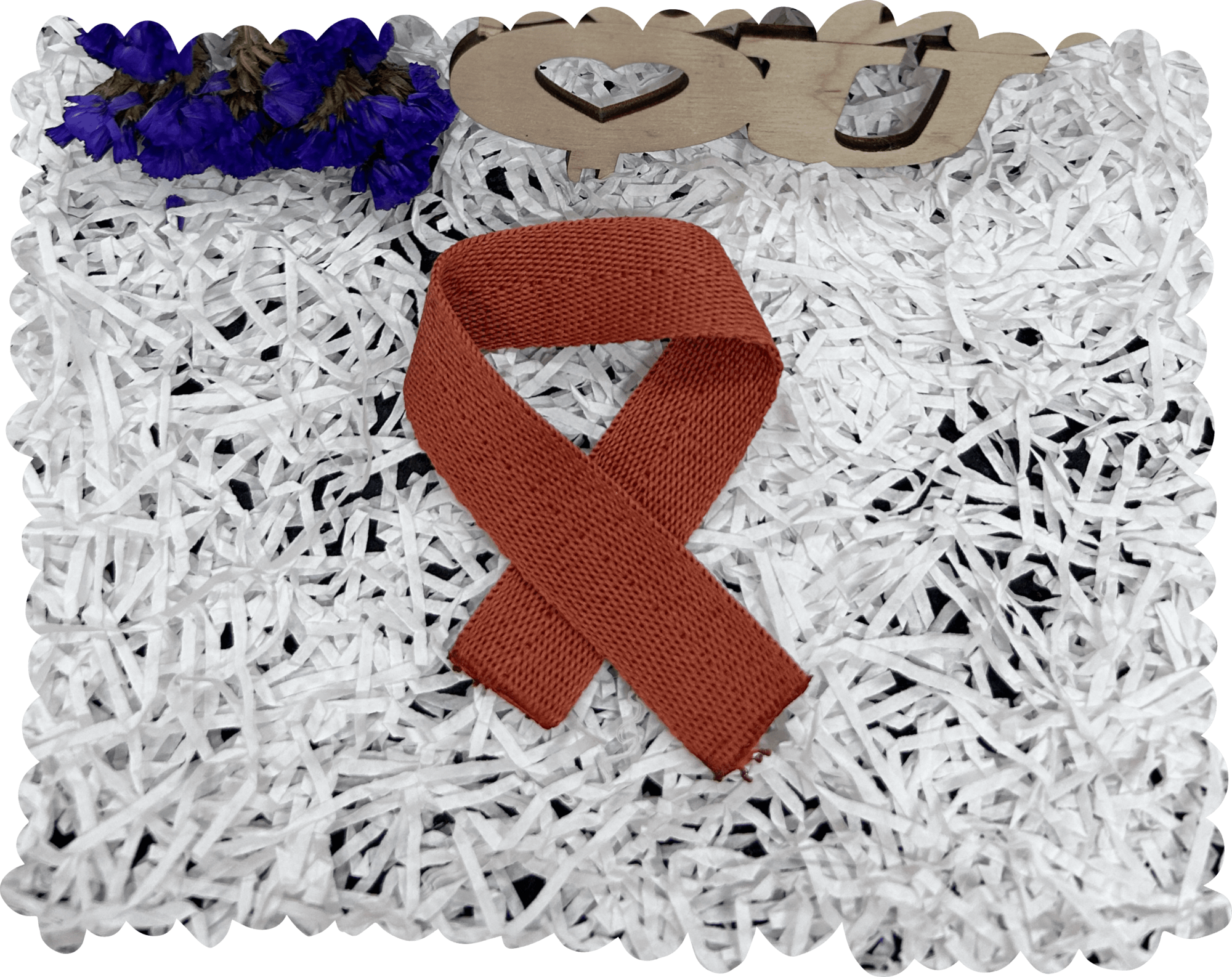 Лента киперная полиэфирная 20 мм 25 м, 129031 - терракотовый