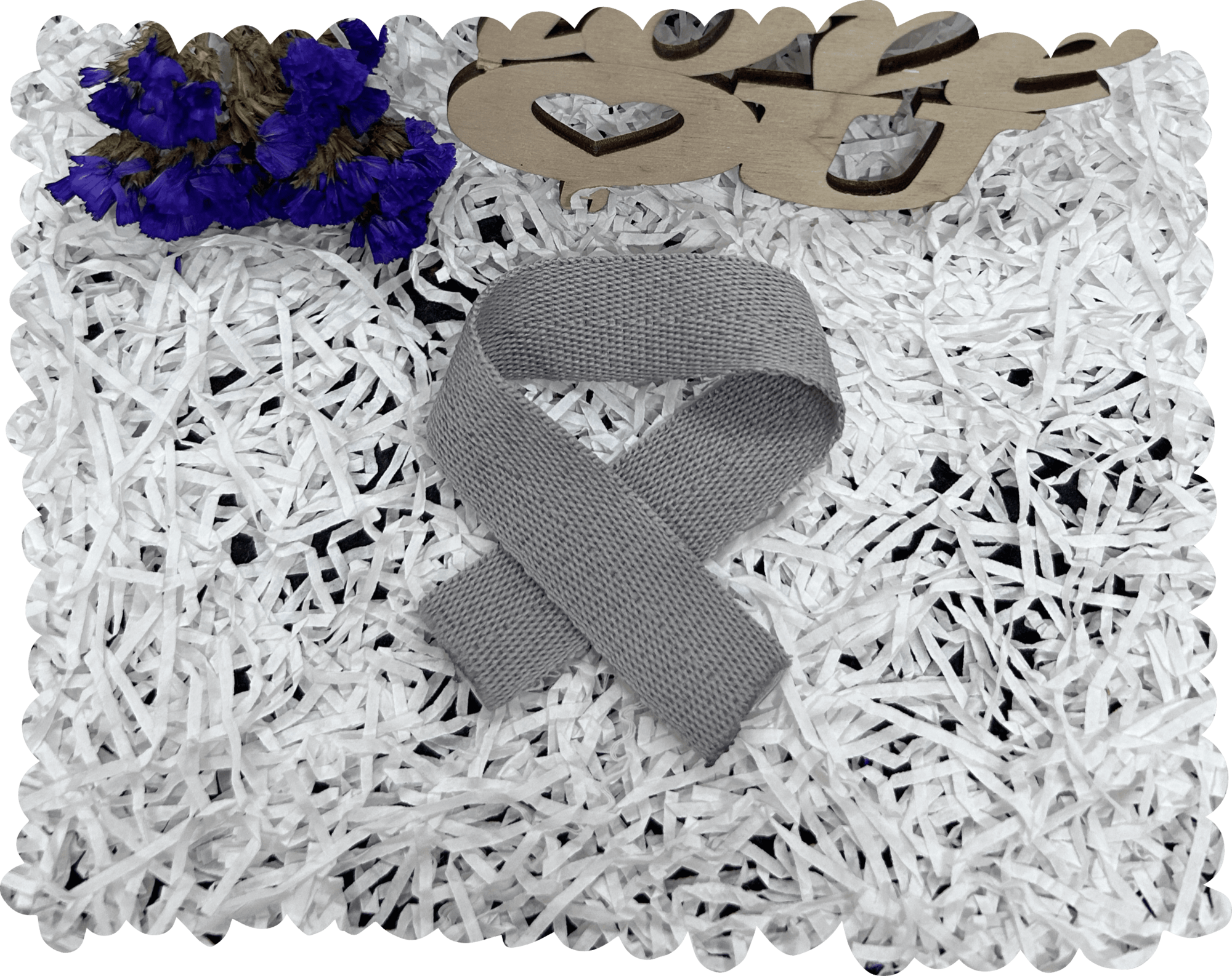 Лента киперная полиэфирная 20 мм 25 м, 129014 - светло-серый