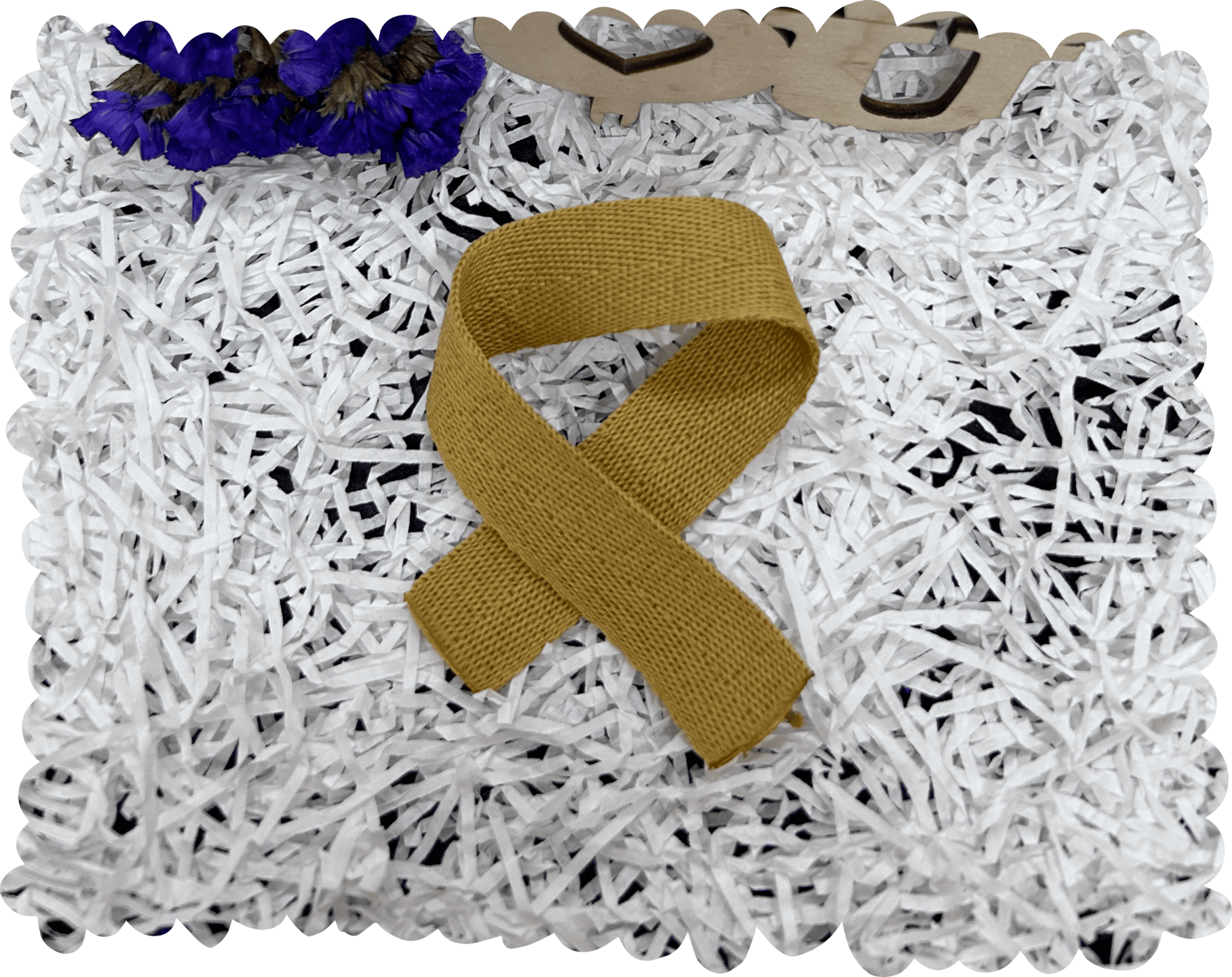 Лента киперная полиэфирная 20 мм 25 м, 129007 - золотой