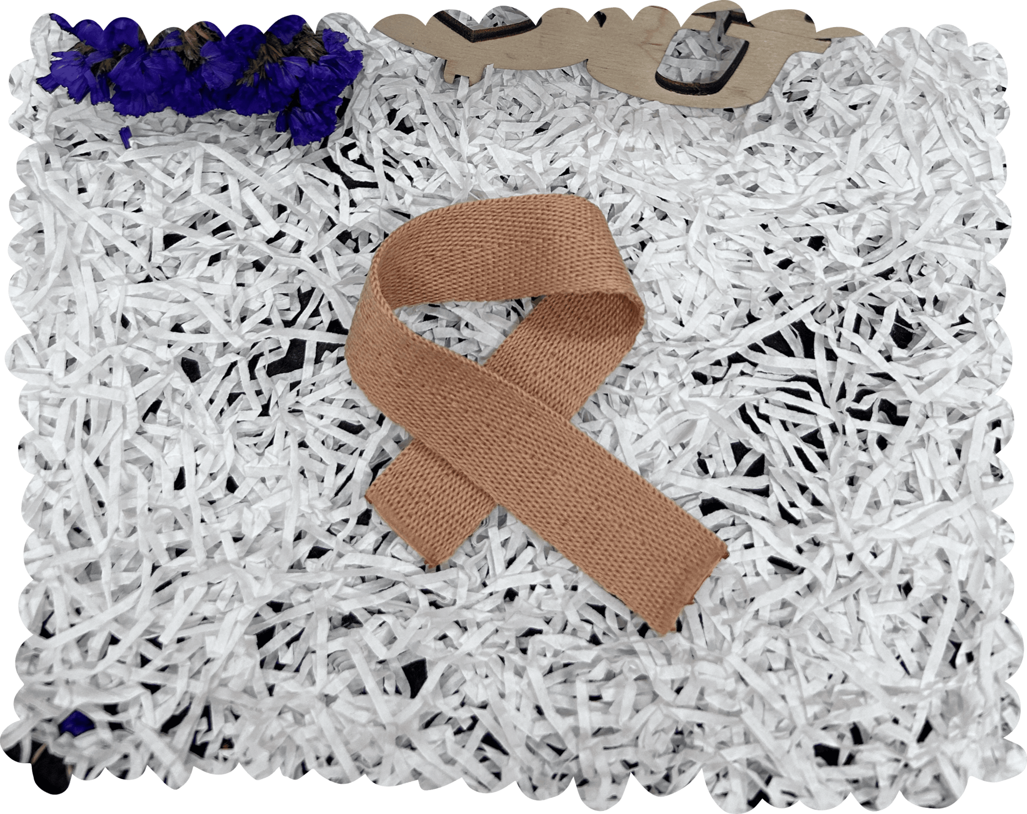 Лента киперная полиэфирная 20 мм 25 м, 129005 - розово-бежевый