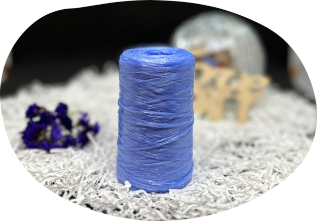 Пряжа Lentaknit 100% полипропилен, цвет – 13 -ультрамарин 50 г, 200 м