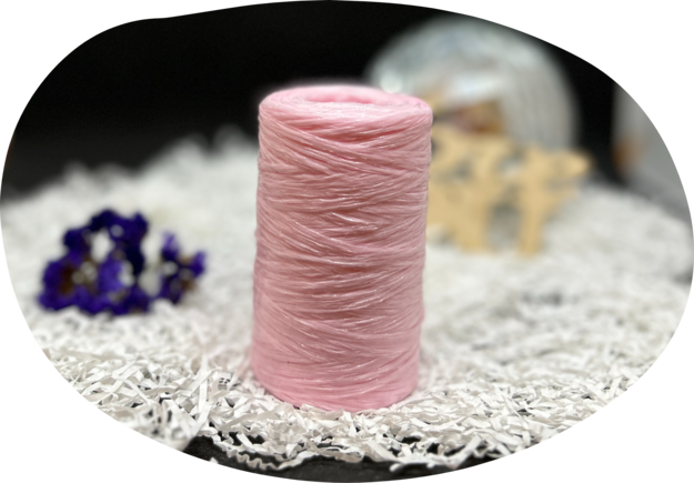 Пряжа Lentaknit 100% полипропилен, цвет – 22 - яблонька 50 г, 200 м