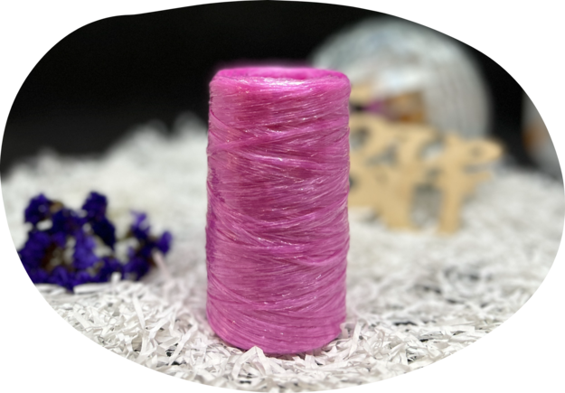 Пряжа Lentaknit 100% полипропилен, цвет – 24 -пион  50 г, 200 м