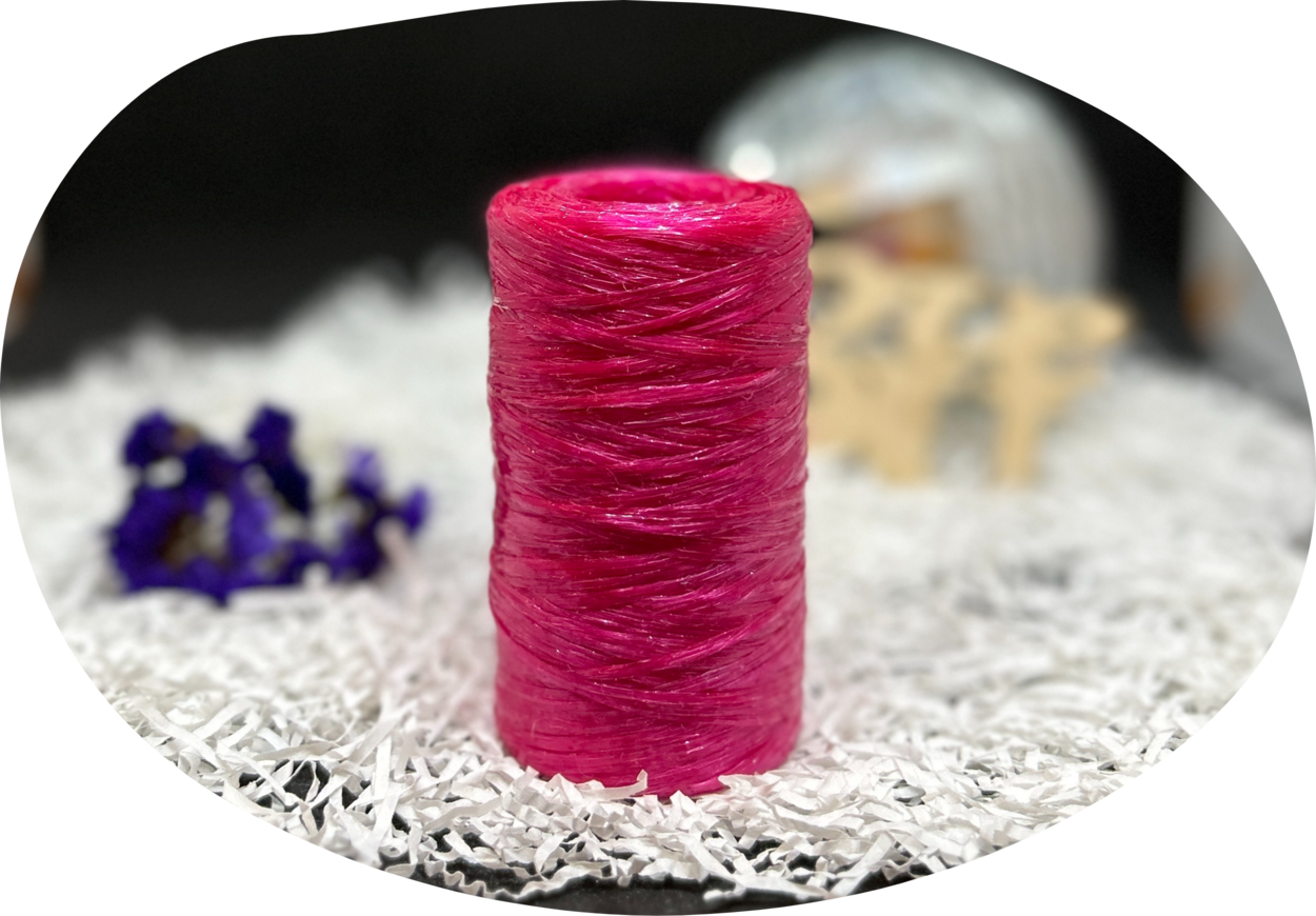 Пряжа Lentaknit 100% полипропилен, цвет – 31 - рубиновый 50 г, 200 м