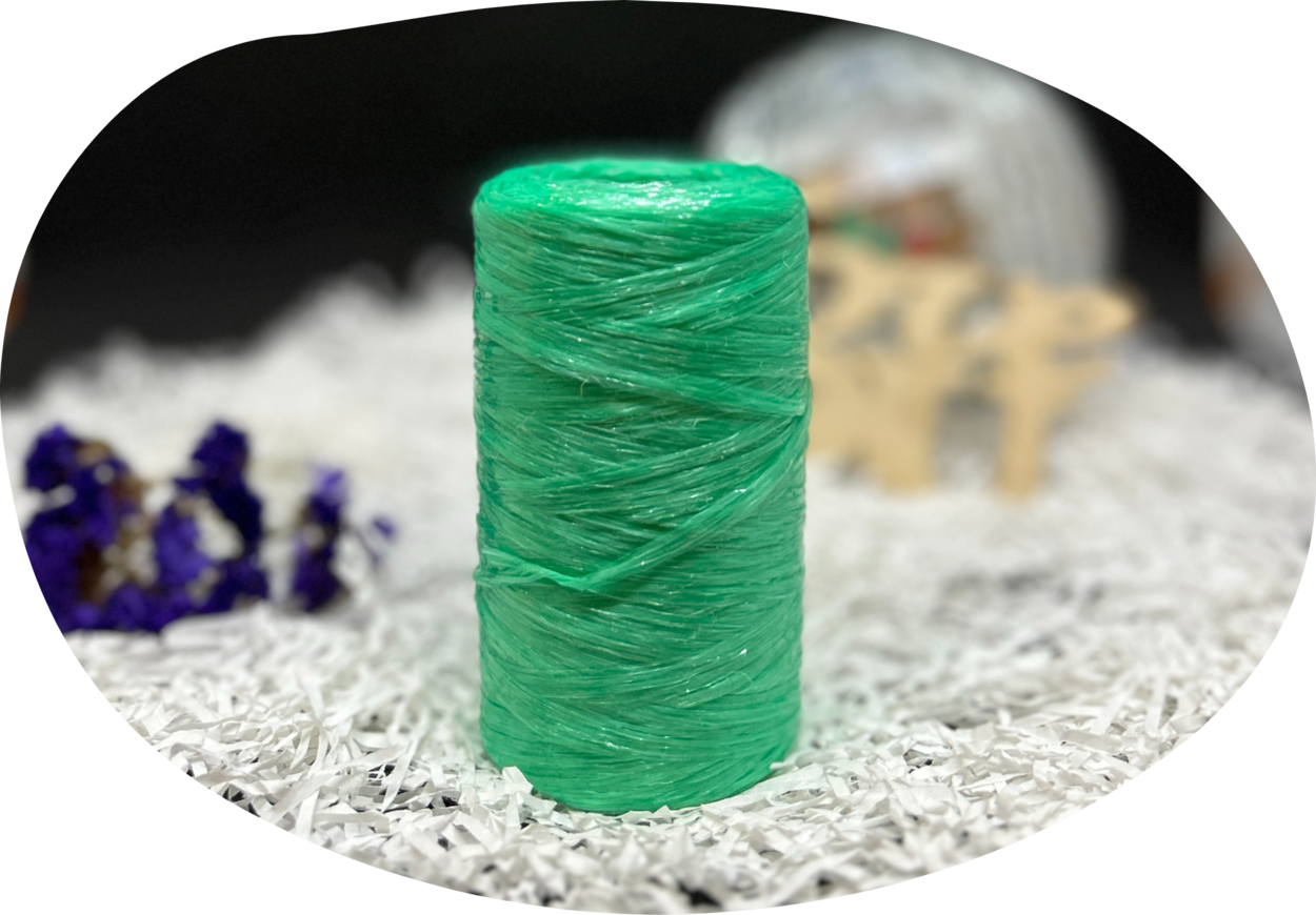 Пряжа Lentaknit 100% полипропилен, цвет – 43 - травка 50 г, 200 м