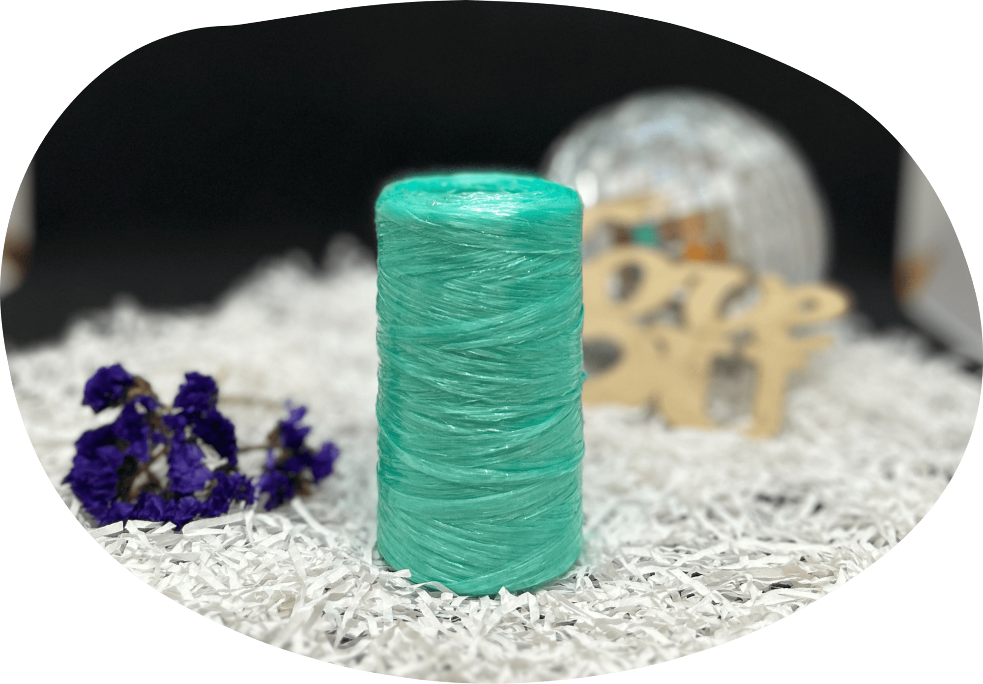 Пряжа Lentaknit 100% полипропилен, цвет – 57 - малахит 50 г, 200 м