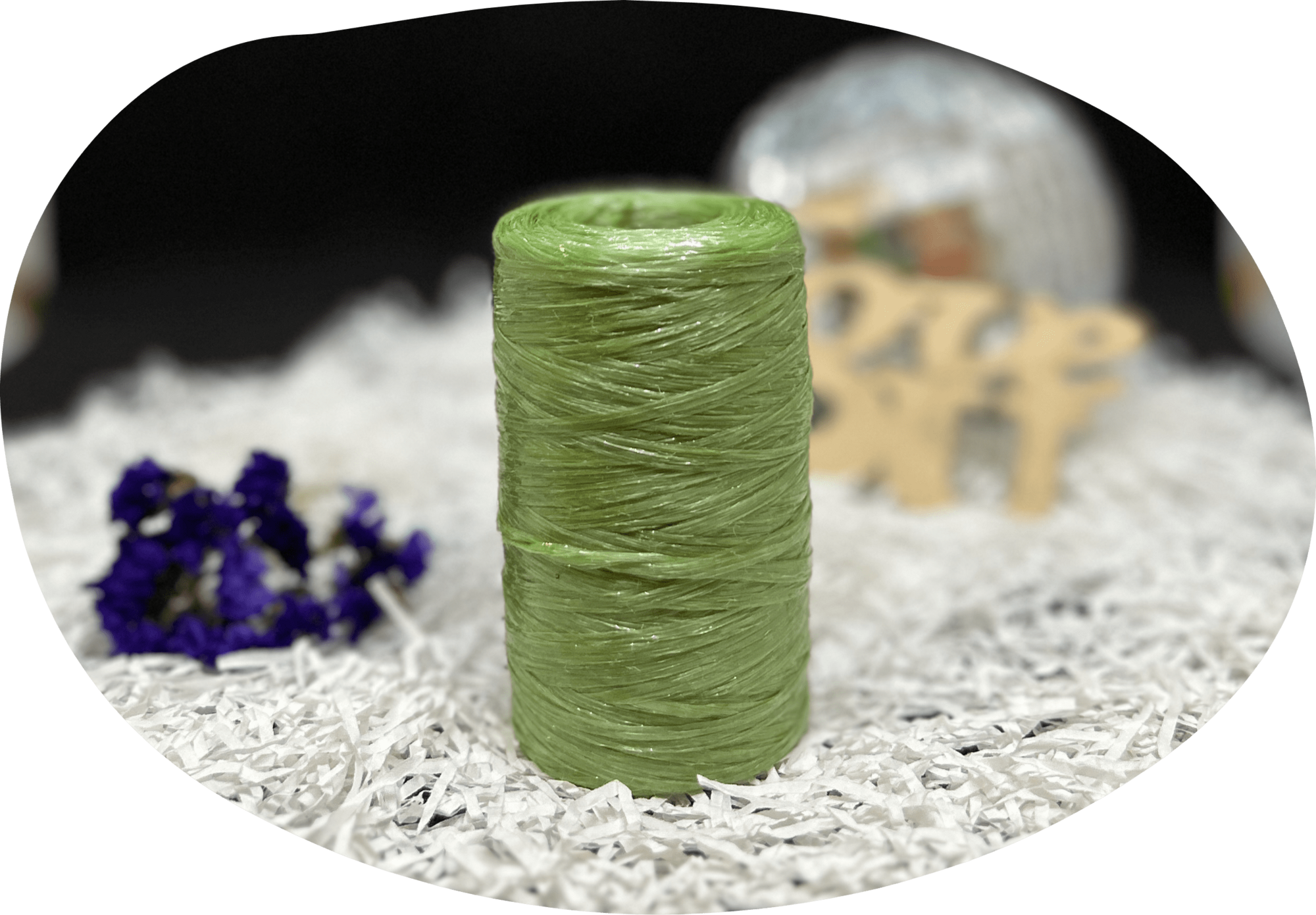 Пряжа Lentaknit 100% полипропилен, цвет – 58 - хаки 50 г, 200 м