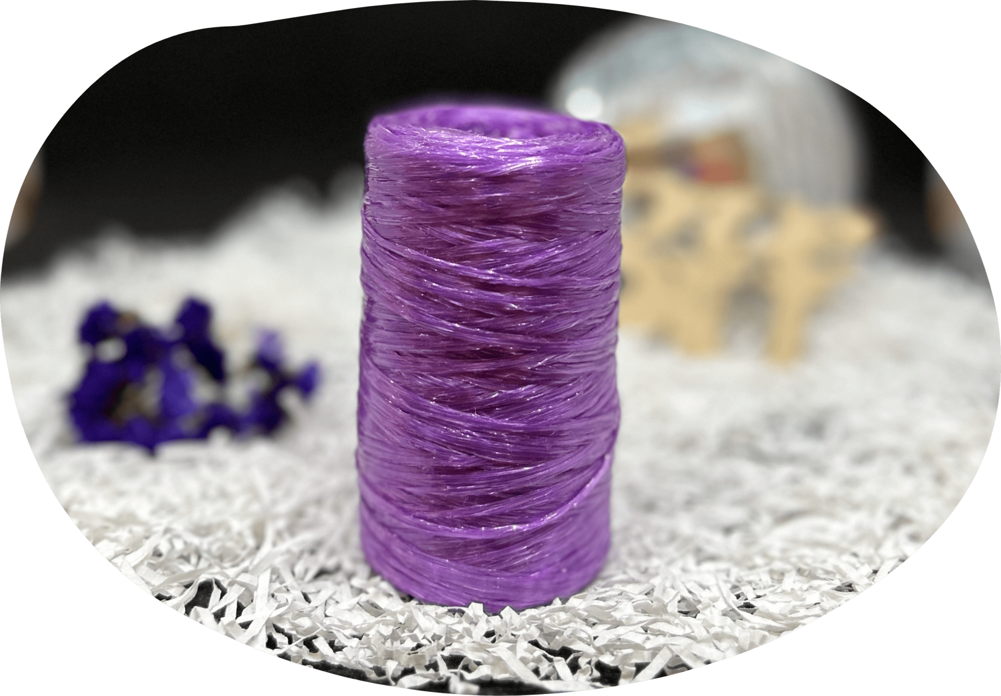 Пряжа Lentaknit 100% полипропилен, цвет – 60 - слива 50 г, 200 м