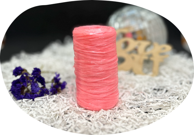 Пряжа Lentaknit 100% полипропилен, цвет – 28 - розовый персик 50 г, 200 м