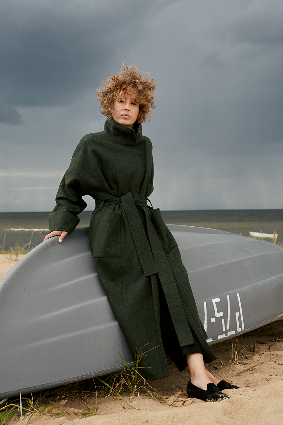 Пальто ANNY свободного кроя