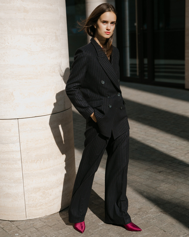 Брюки костюмные из шерсти