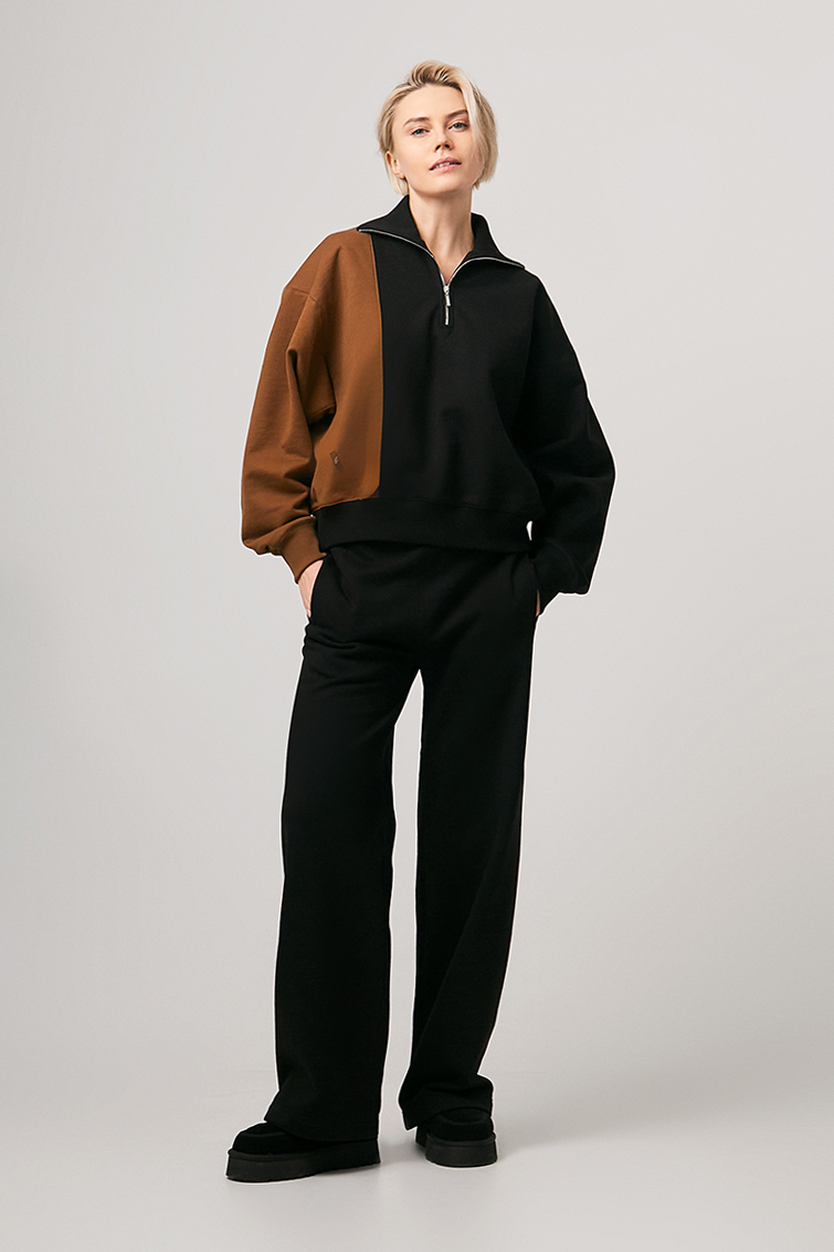 Брюки спортивные широкие