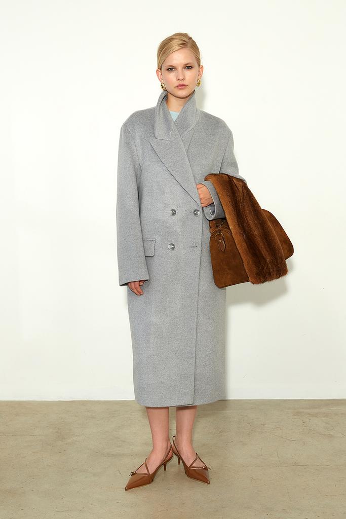 пальто STELLA из шерсти с кашемиром