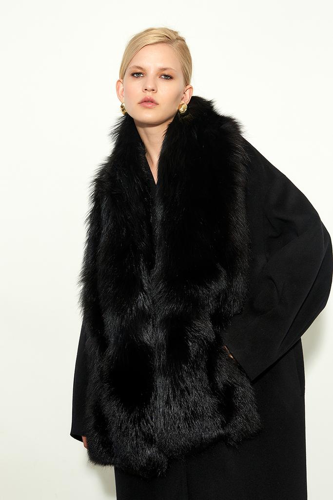 Длинный шарф из лисицы