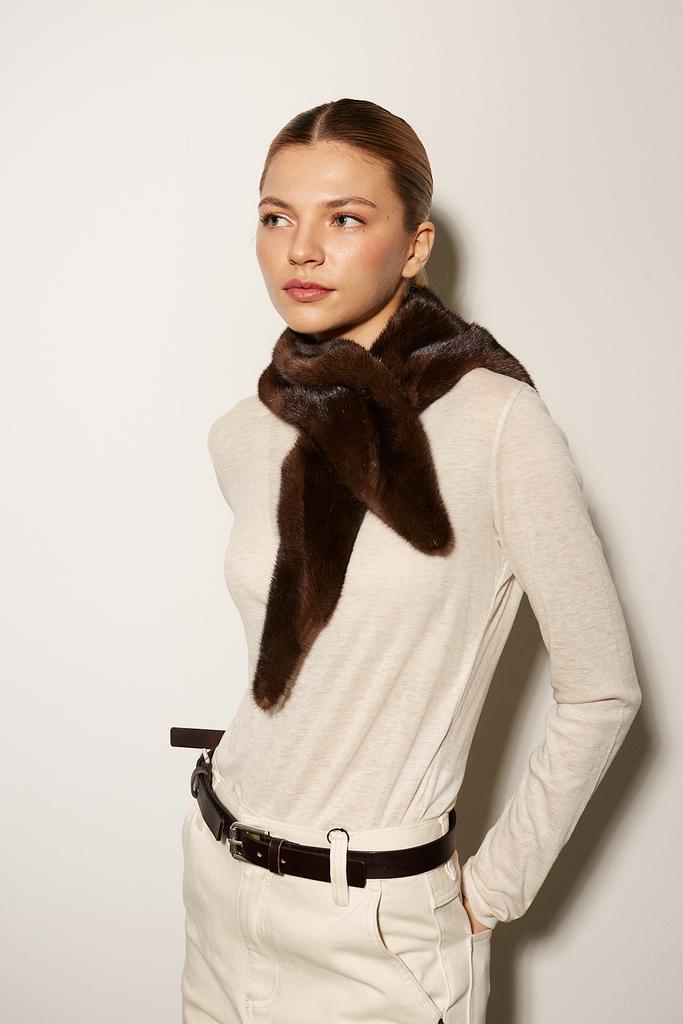 Косынка из норки