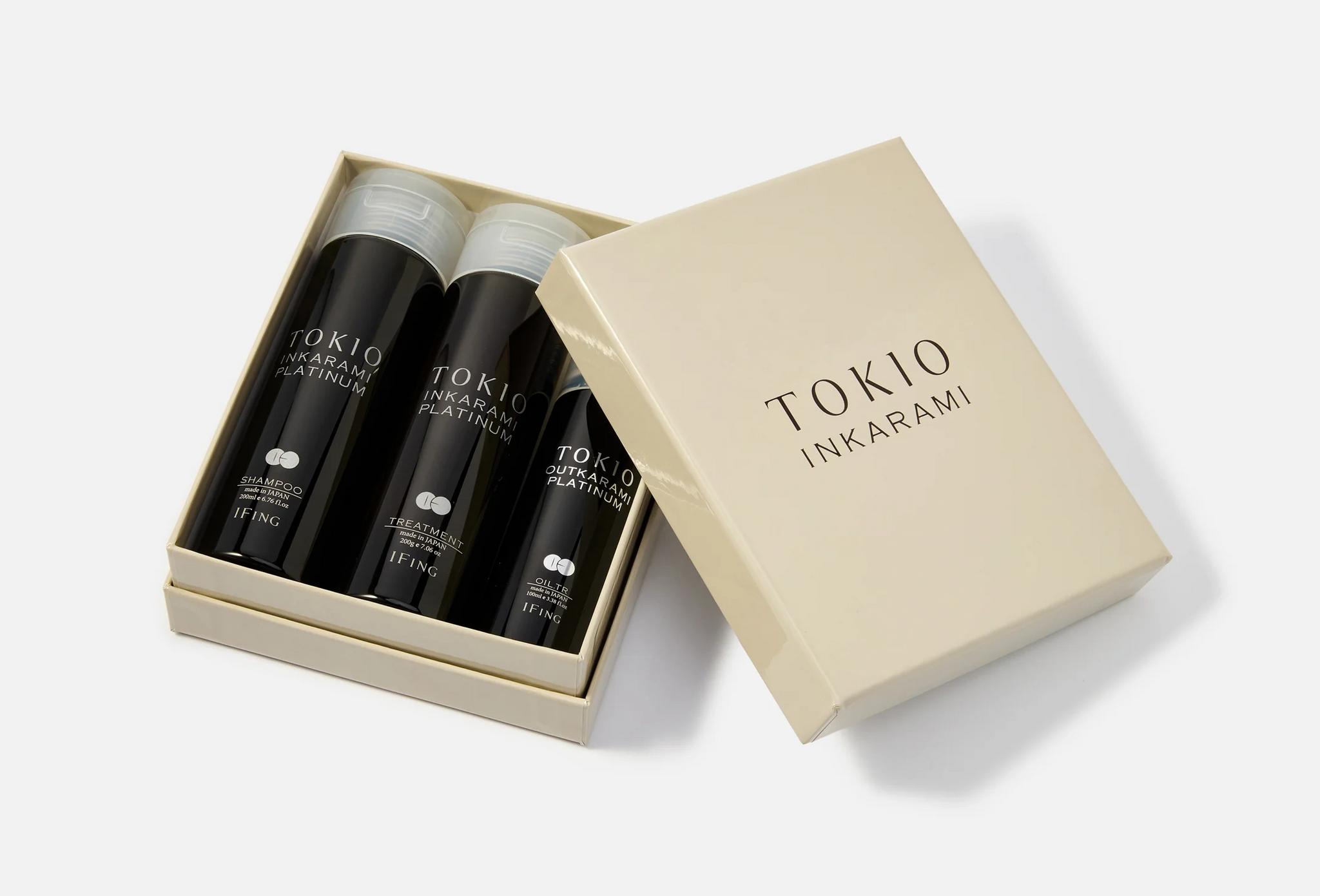 TOKIO INKARAMI PLATINUM & PREMIUM セット Набор TOKIO INKARAMI PLATINUM — шампунь, тритмент и масло для