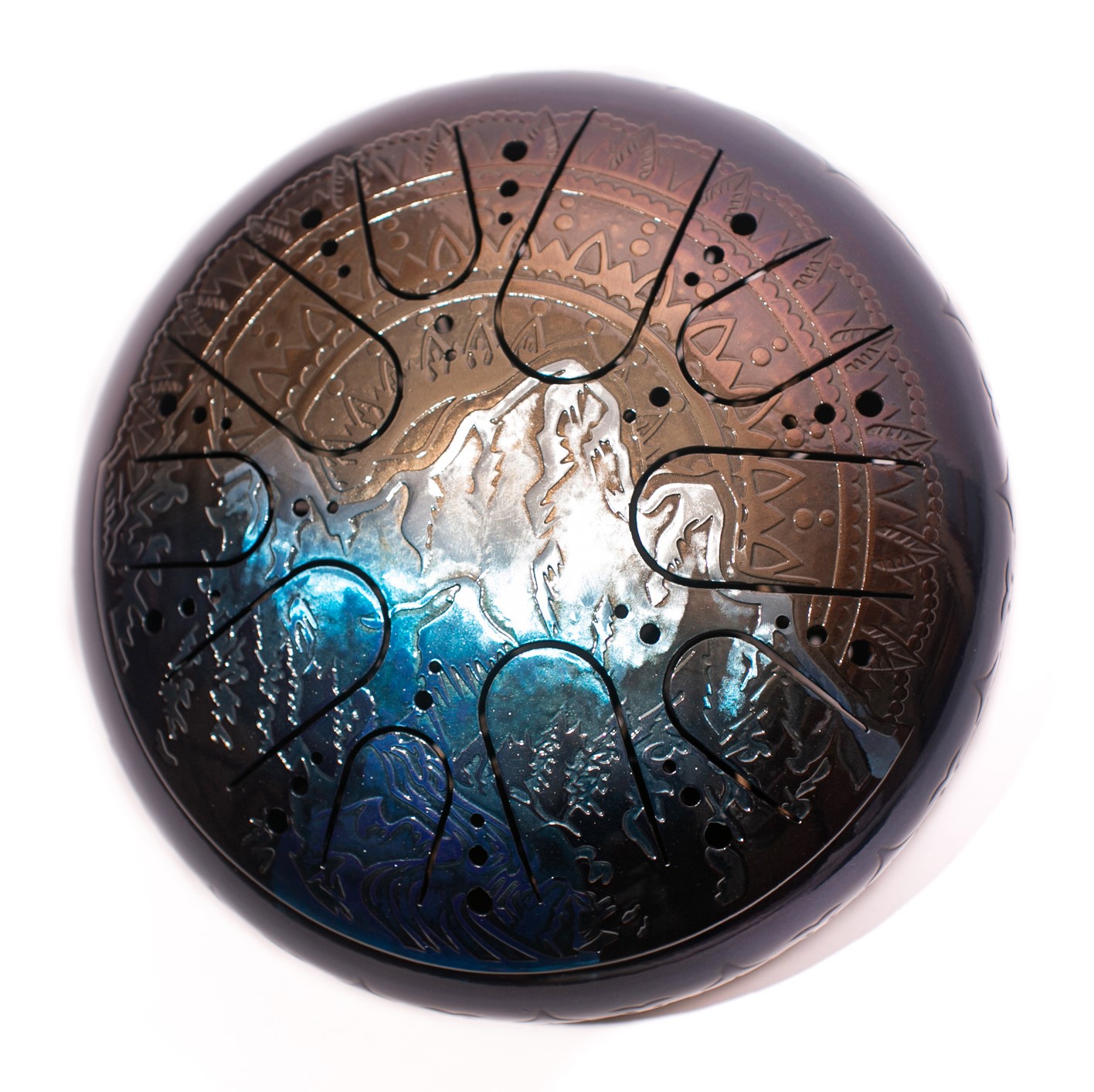 2-sided "Mountain river" 30 cm (12")