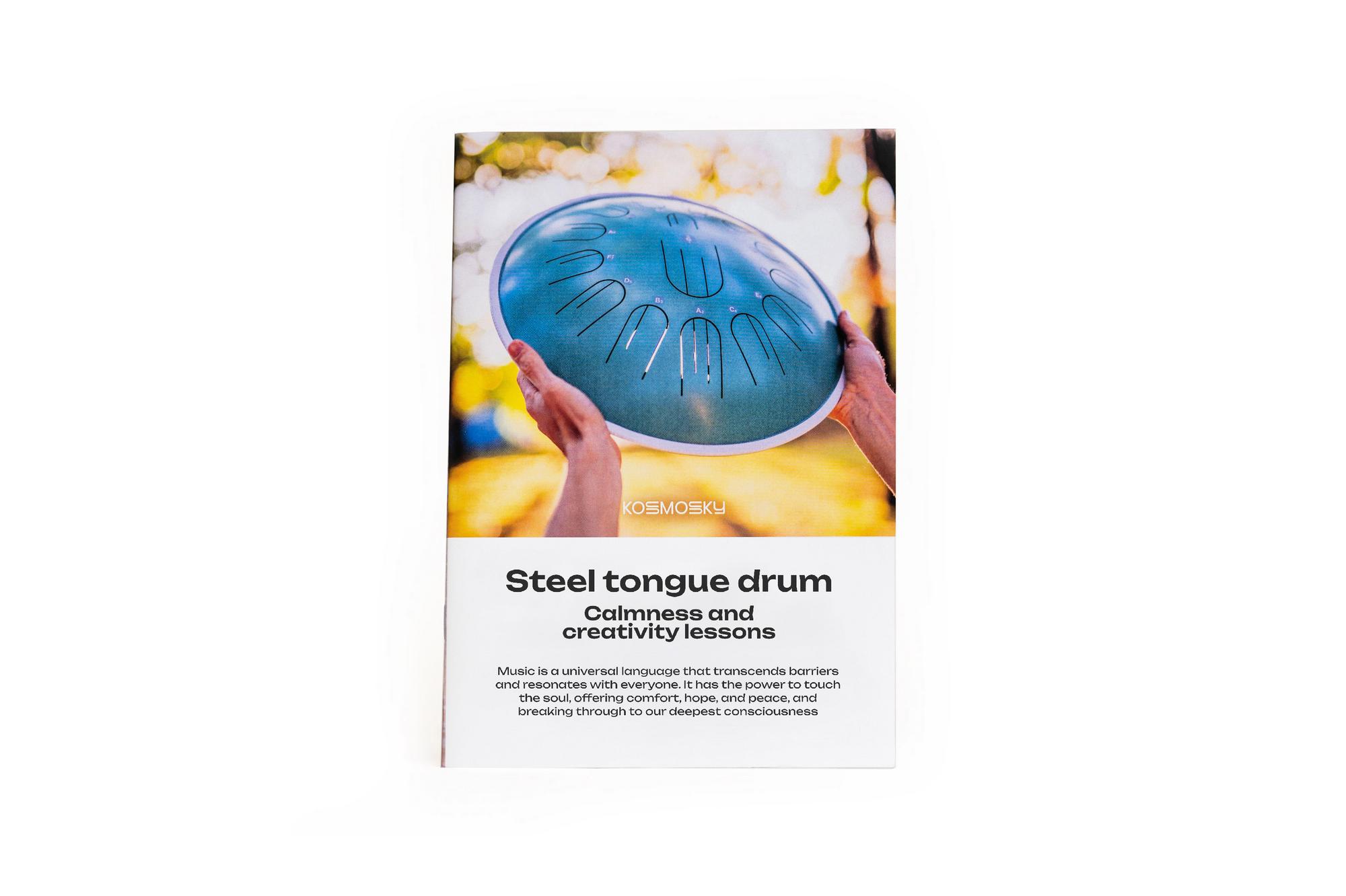 Guide: "Steel tongue drum: Calmness and creativity lessons". Digital